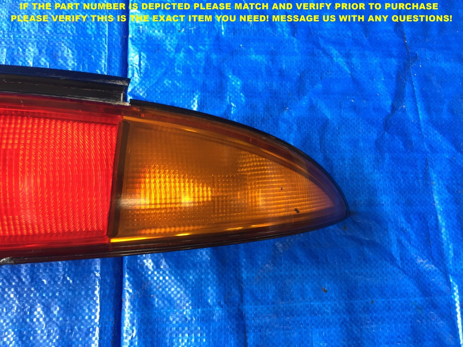 OEM 1993 1994 INFINITI J30 PASSENGER RIGHT TAIL LIGHT R RH 93 94 13