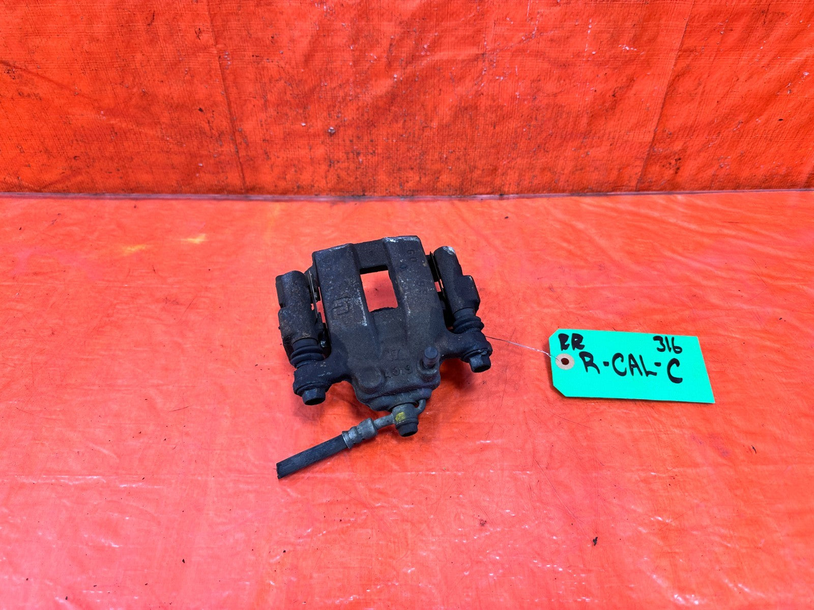 14 15 INFINITI Q50   NON SPORT   PASSENGER RIGHT REAR BRAKE CALIPER   OEM #3160