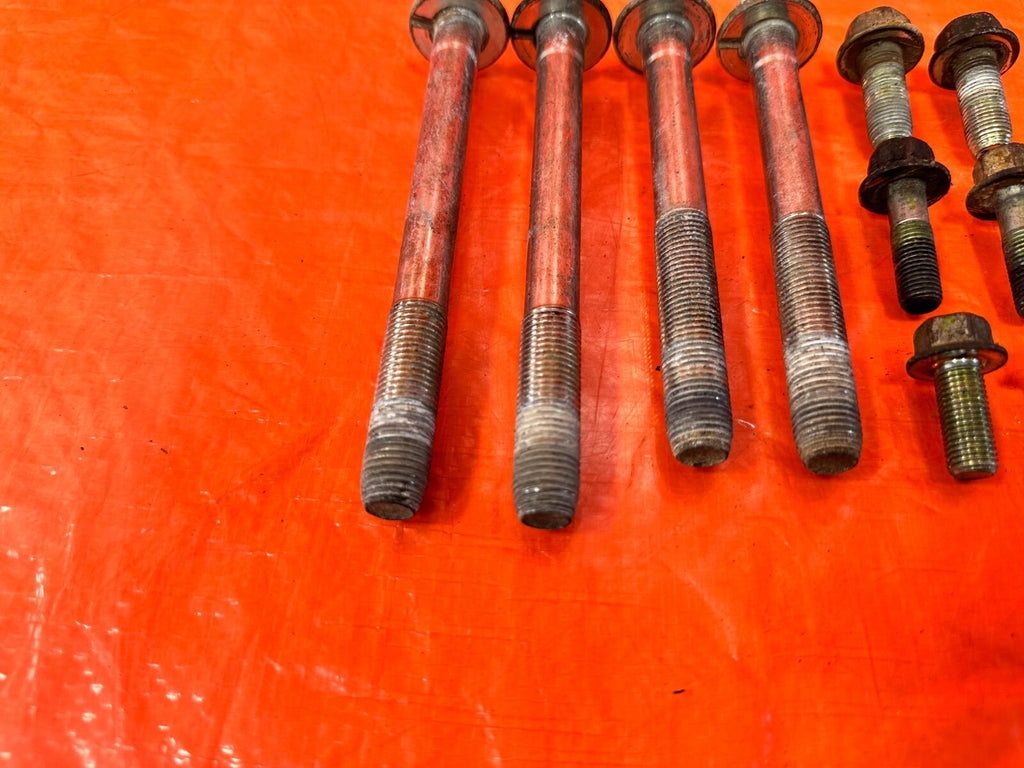 09 14 ACURA TSX   FRONT SUBFRAME CROSSMEMBER BOLTS HARDWARE OEM FACTORY #2792