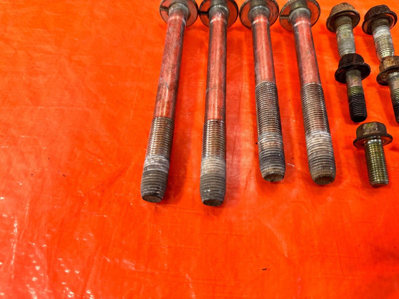 09 14 ACURA TSX   FRONT SUBFRAME CROSSMEMBER BOLTS HARDWARE OEM FACTORY #2792