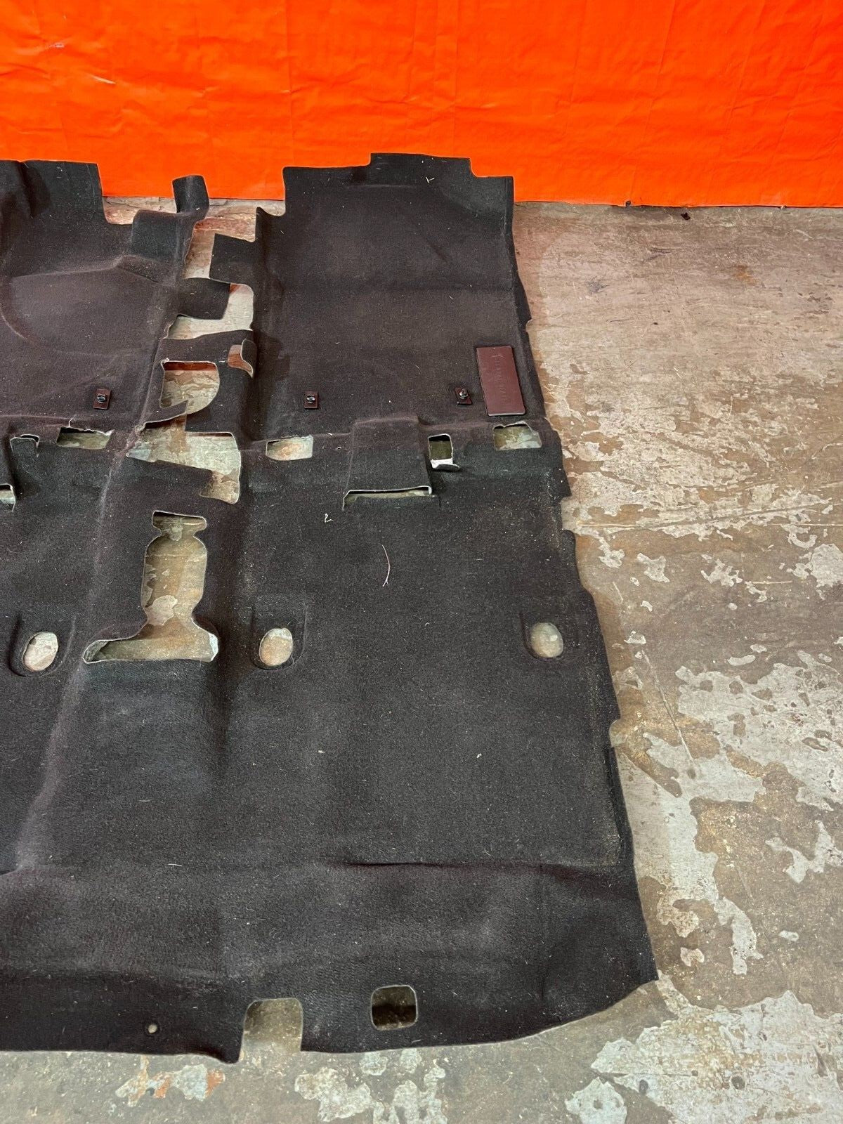 13 18 ACURA RDX BASE   INTERIOR FLOOR CARPET RUG MAT   BLACK IN COLOR   OEM #1533