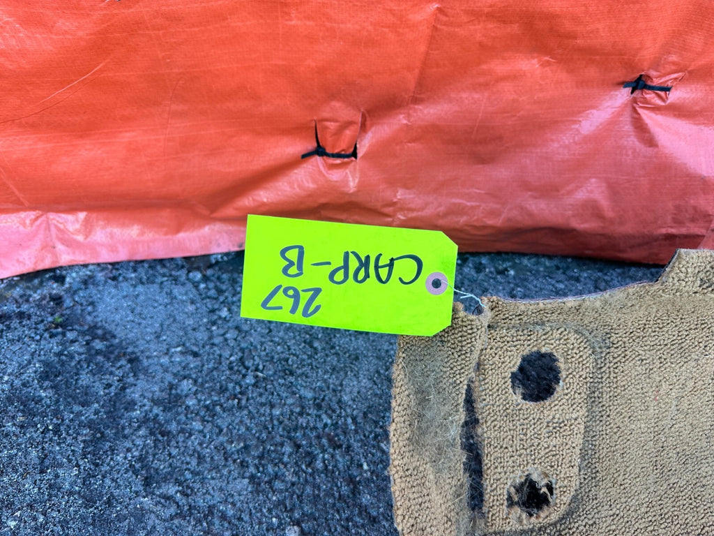 90 93 MAZDA MX 5 MIATA   INTERIOR FLOOR CARPET RUG MAT   BROWN TAN   OEM #26711