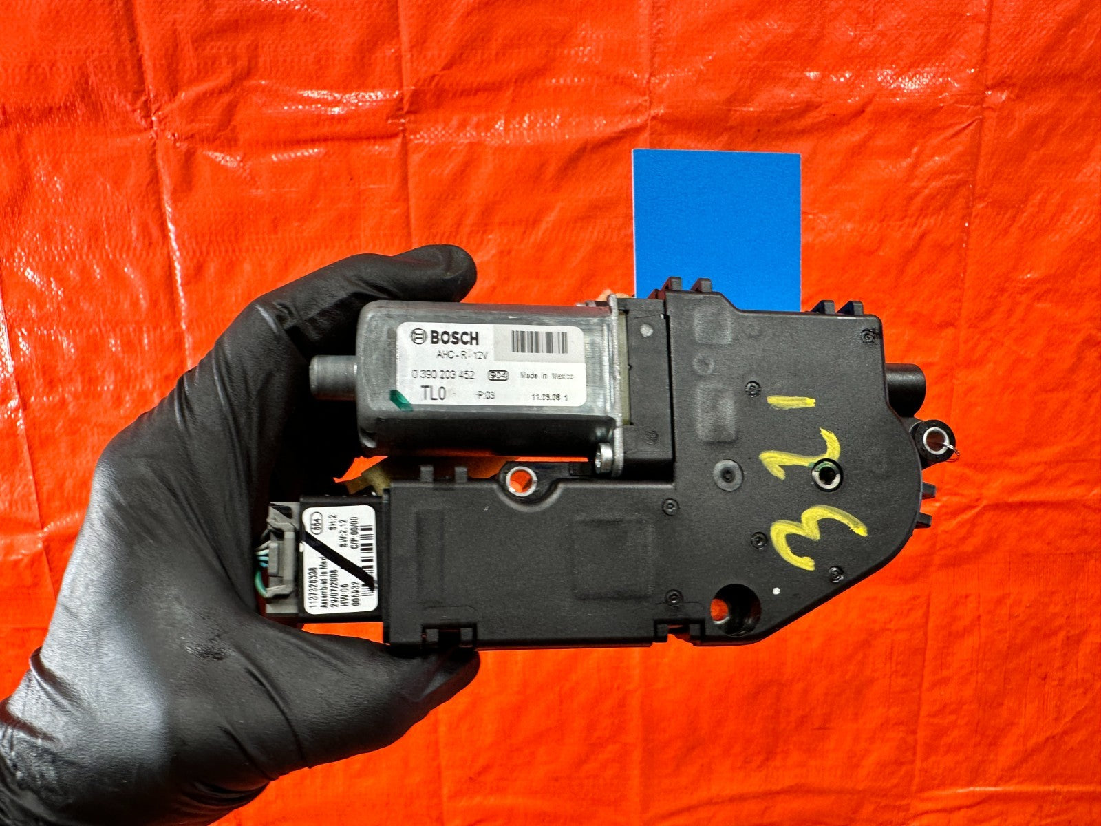 09 14 ACURA TSX   SUNROOF MOONROOF SLIDING ROOF   MOTOR   OEM FACTORY #3212