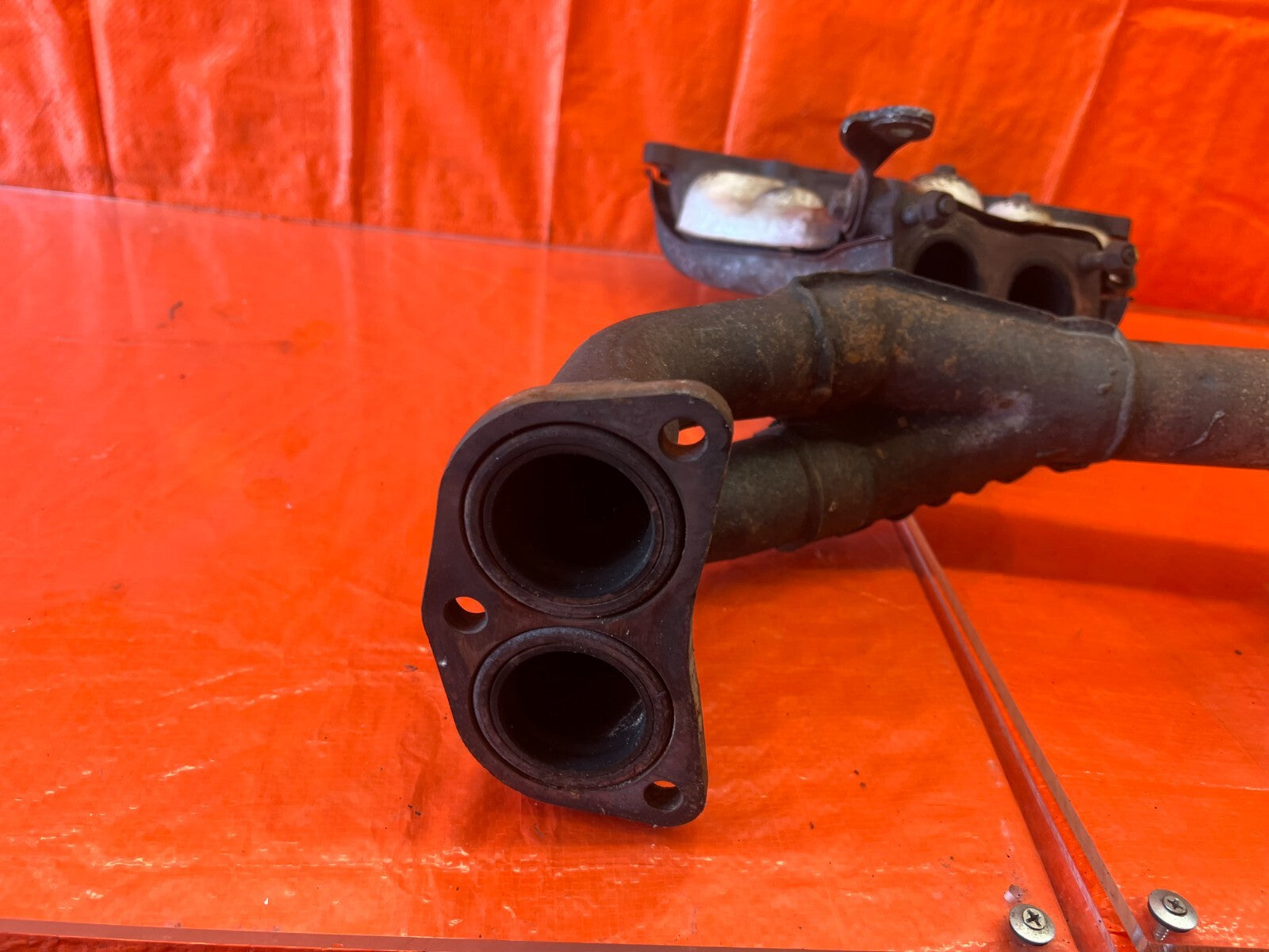 94 01 ACURA INTEGRA B18B1 NON VTEC EXHAUST MANIFOLD W/ SHIELD HEADER OEM #16513