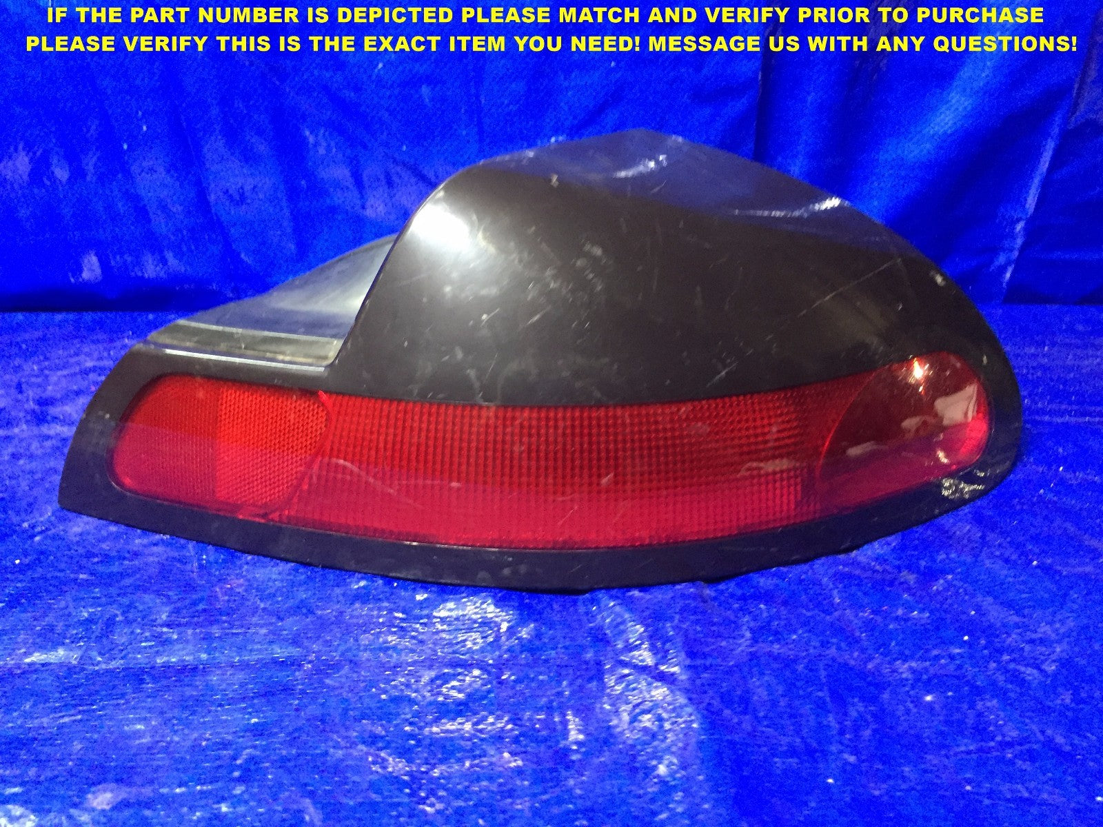 OEM 1997 1998 1999 2000 DODGE AVENGER PASSENGER RIGHT TAIL LIGHT 043 16270