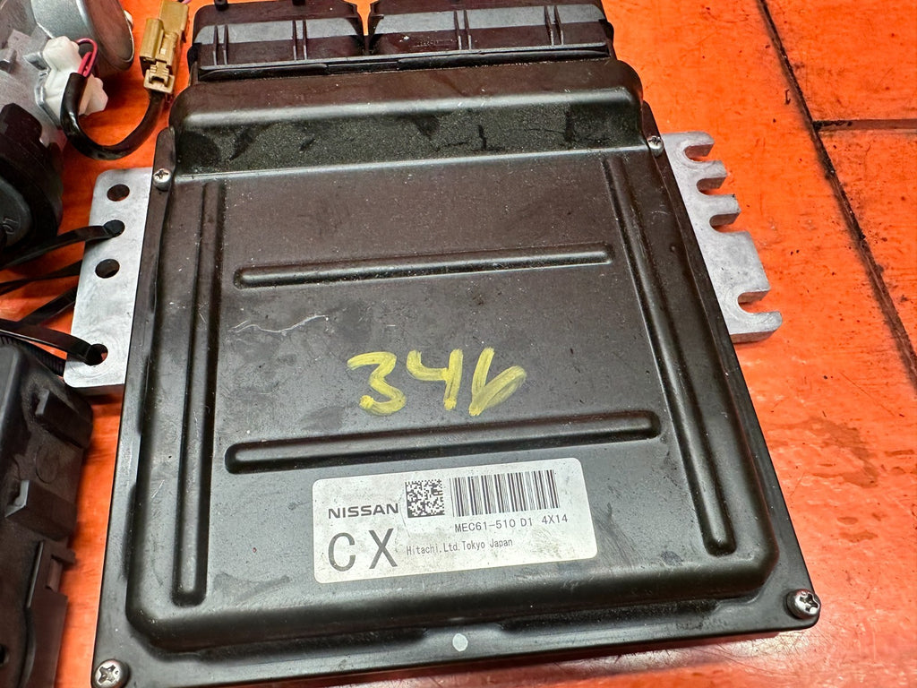 03-06 NISSAN 350Z 3.5L 6 SPEED MANUAL ECU BCM KEY SET MEC61-510 OEM #3464