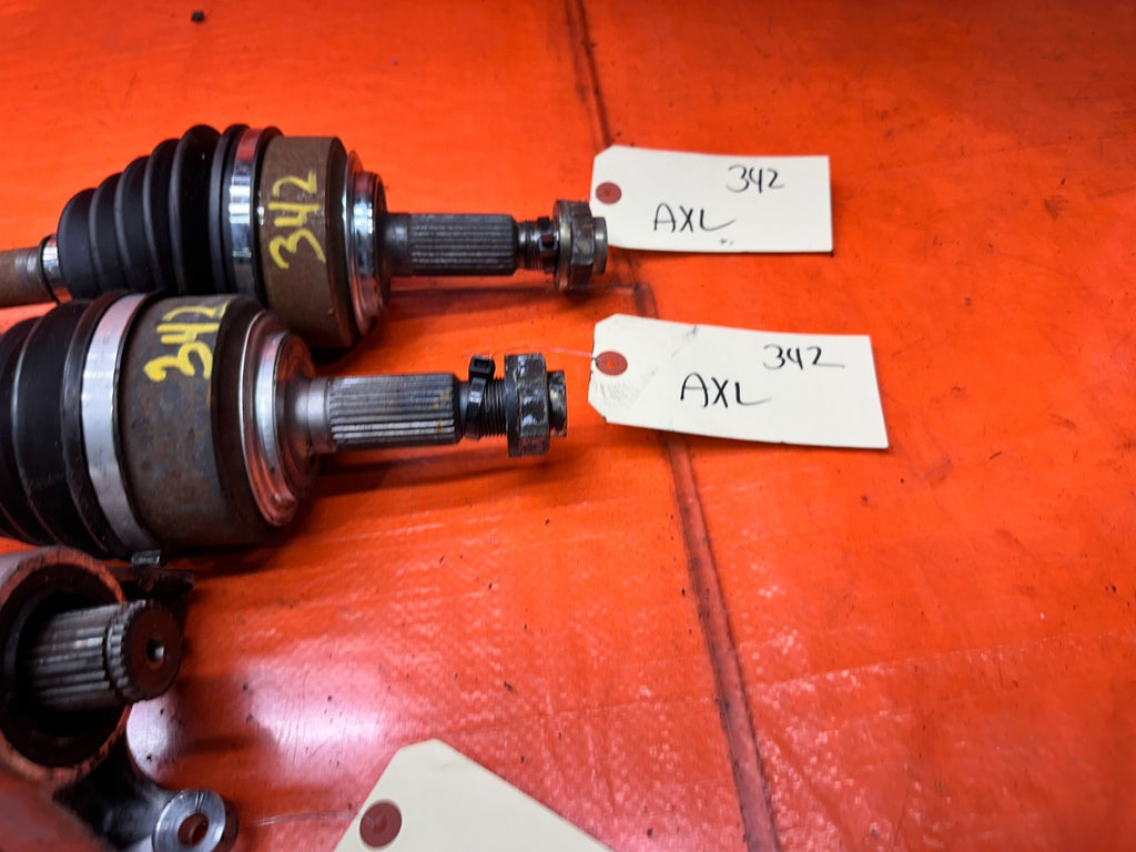 04-05 ACURA TSX 4D 2.4L K24A2 FRONT CV AXLES HALF SHAFTS INTERMEDIATE SHAFT #3425