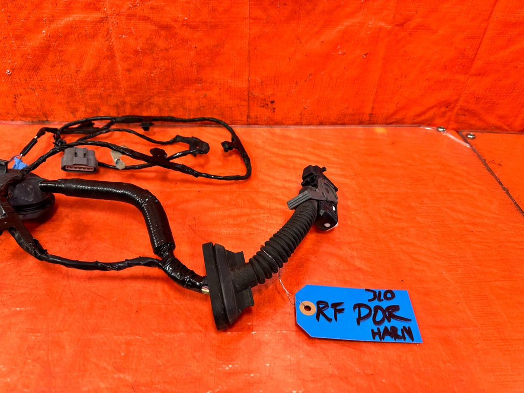 09 13 INFINITI G37 CONVERTIBLE   PASSENGER RIGHT DOOR HARNESS WIRE LOOM OEM 3101
