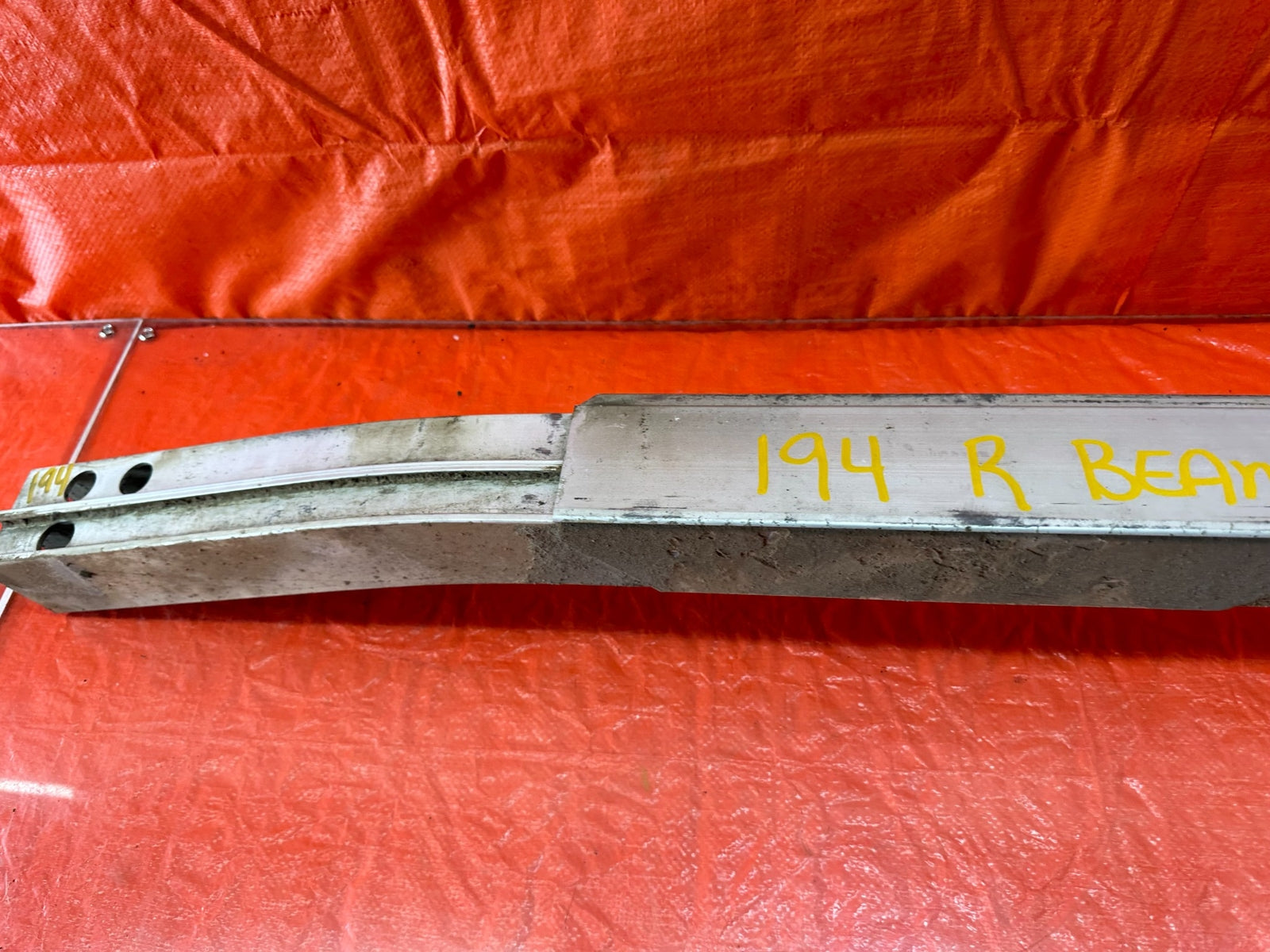 07 11 HONDA CIVIC   2D COUPE   REAR CRASH BEAM REINFORCEMENT RE BAR   OEM OE 1945