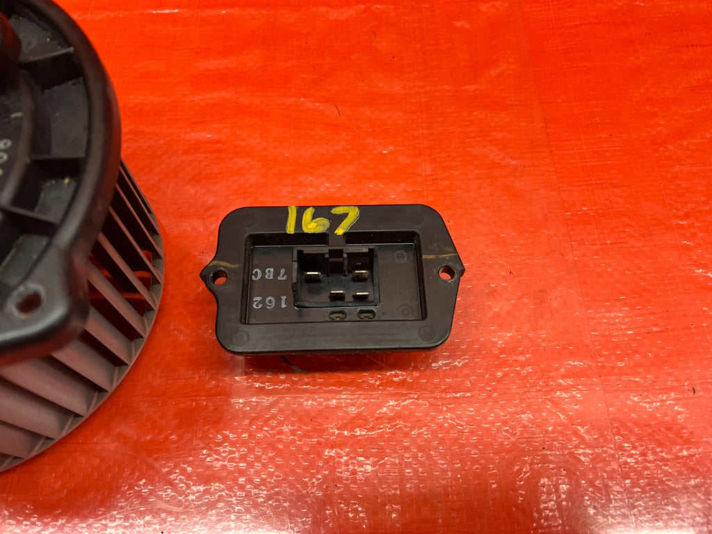 98 02 HONDA ACCORD HVAC AIR CONDITIONING AC BLOWER MOTOR & RESISTOR KIT OEM #1675