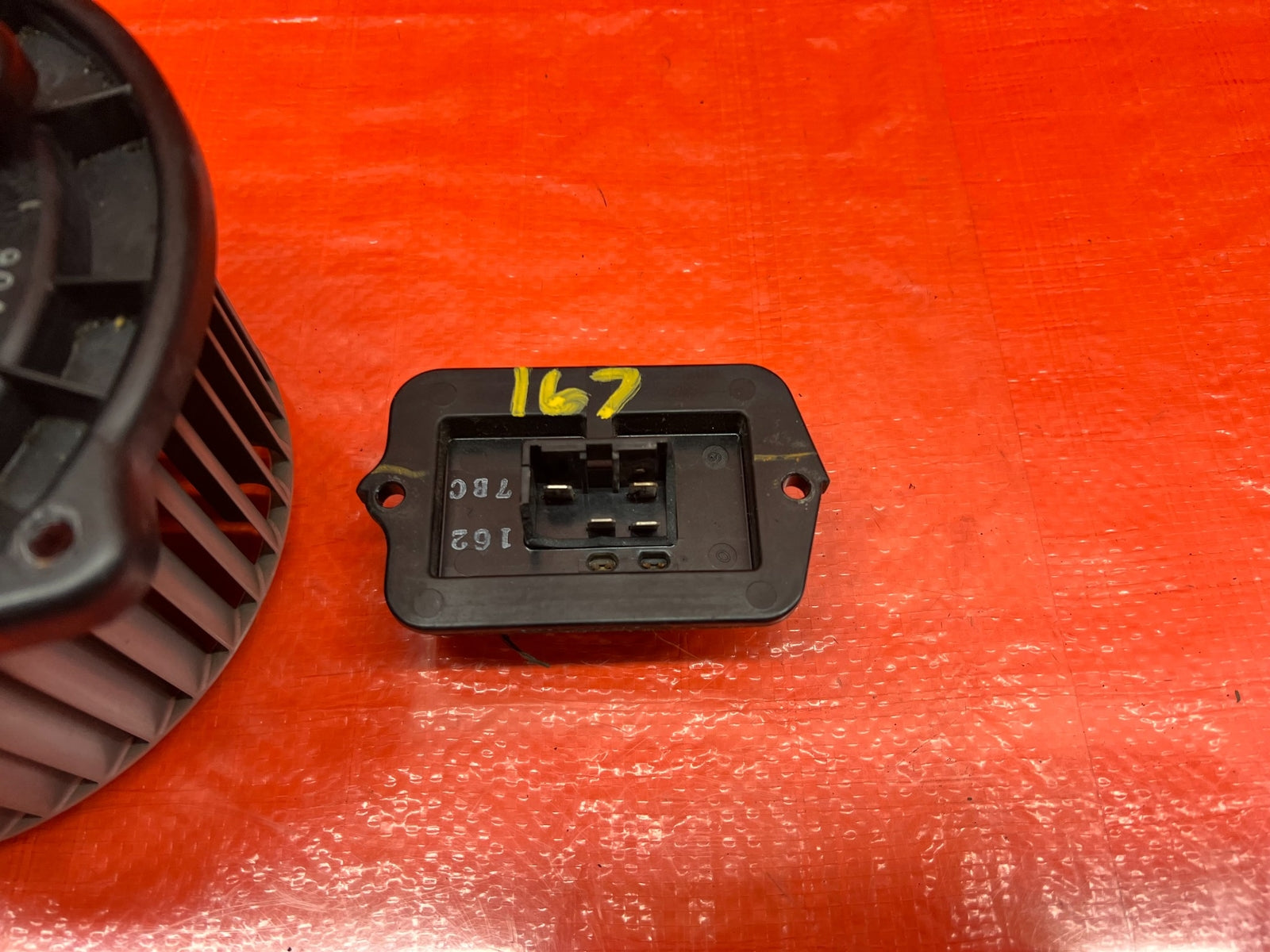 98 02 HONDA ACCORD HVAC AIR CONDITIONING AC BLOWER MOTOR & RESISTOR KIT OEM #1675