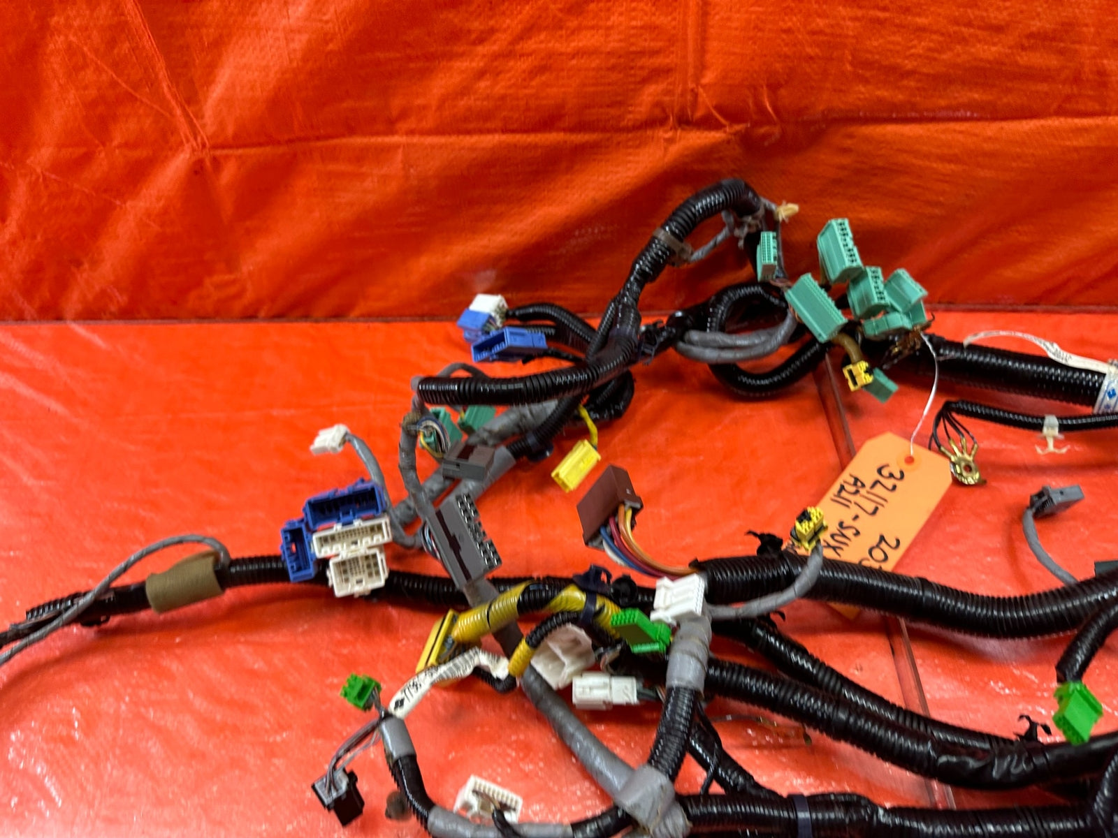 2008 08 HONDA CIVIC SI SEDAN DASHBOARD DASH INSTRUMENT CLUSTER WIRE HARNESS #2038