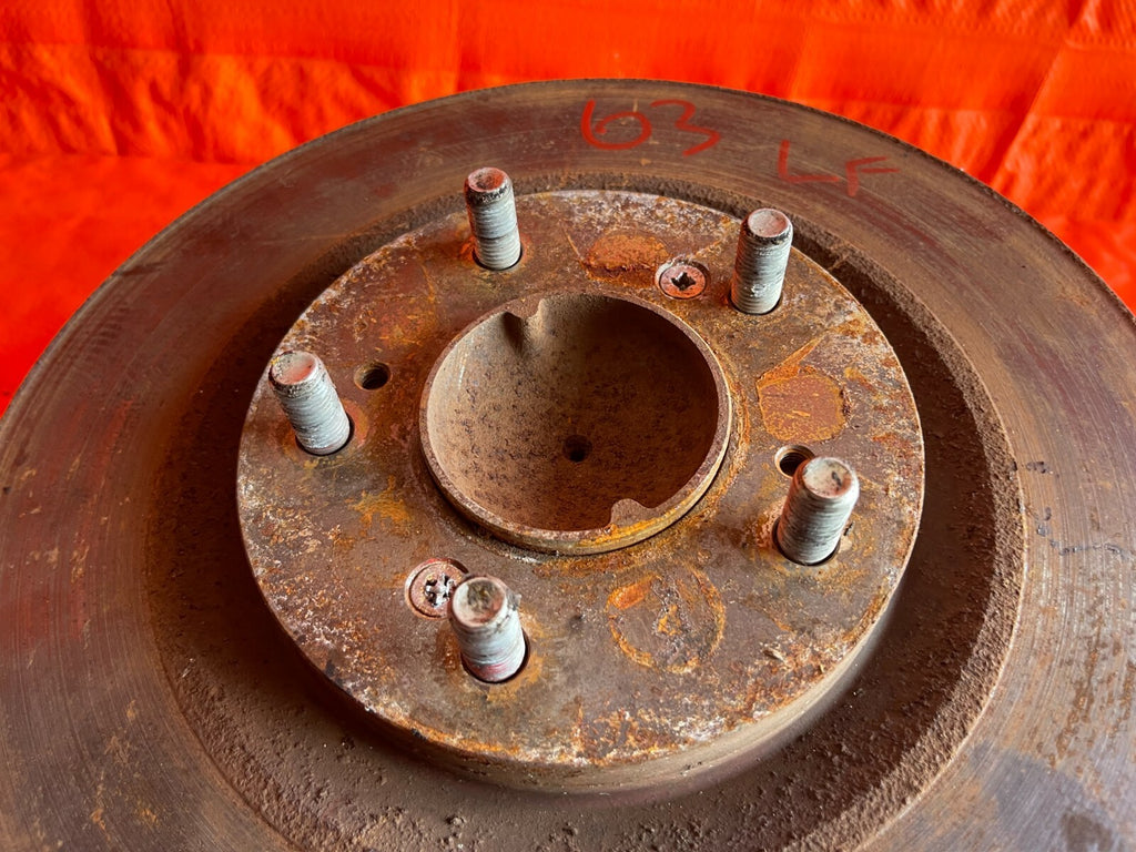00 05 HONDA S2000   DRIVER LEFT FRONT SPINDLE KNUCKLE HUB W/ ROTOR ABS WIRE #63 4