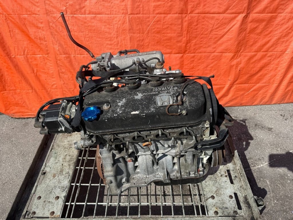 88 91 HONDA CIVIC SI   D16A6 D16A D16   ENGINE MOTOR LONG BLOCK   COMP TEST 1804