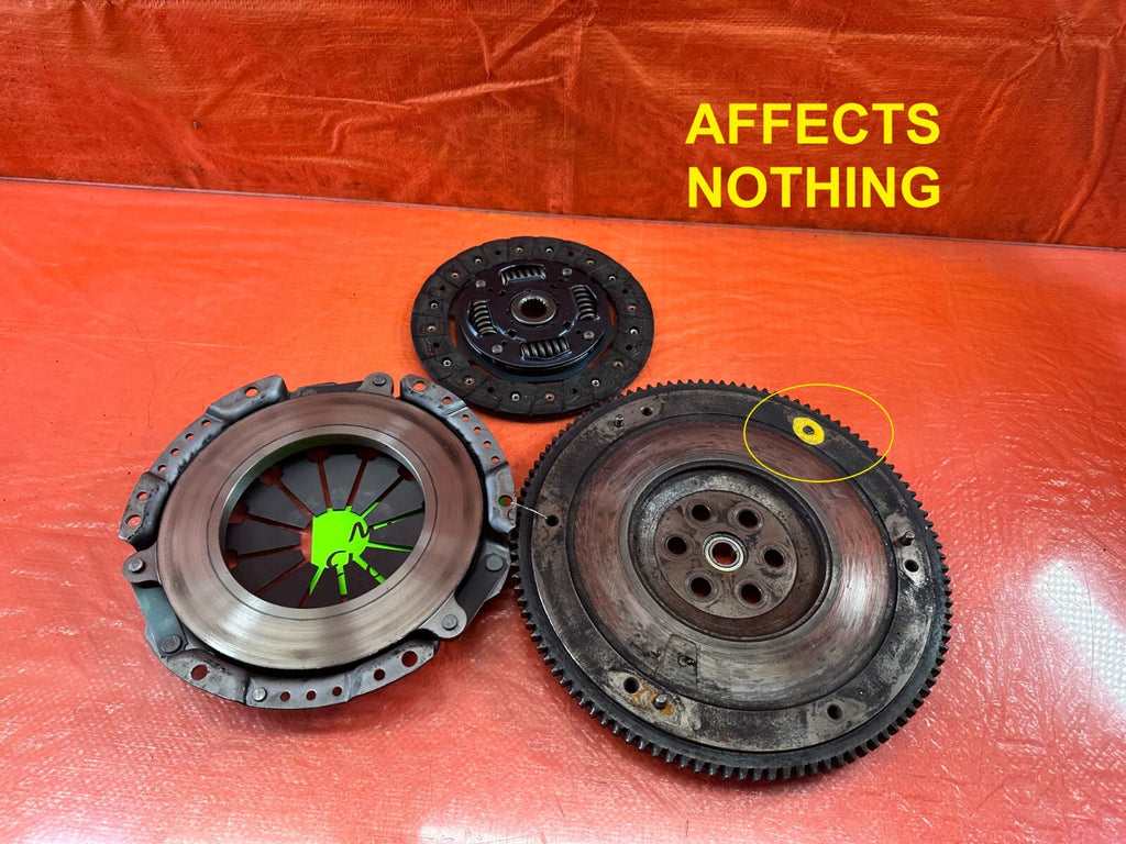 88 91 HONDA CRX   CLUTCH FLYWHEEL & PRESSURE PLATE KIT   #2430