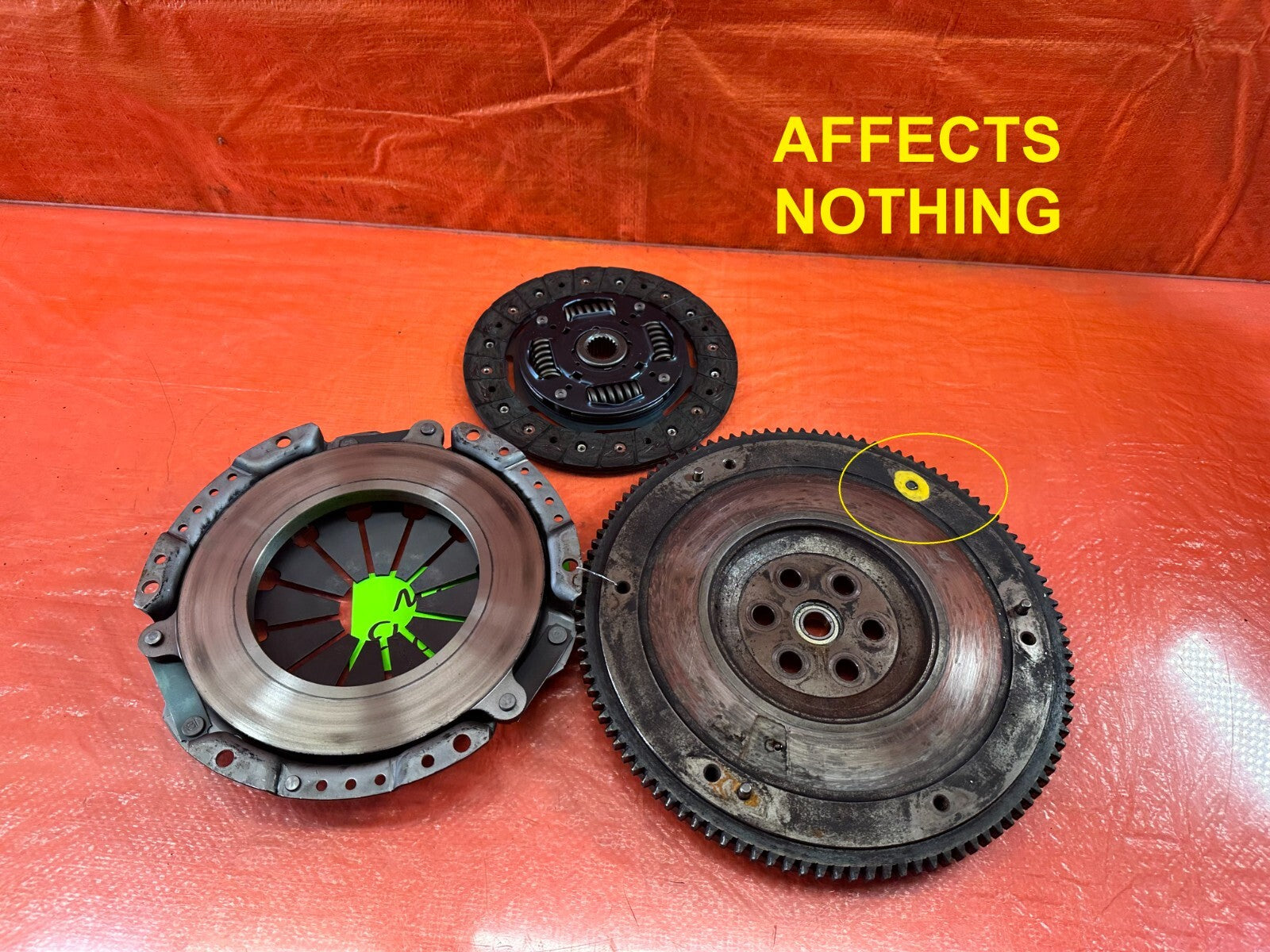 88 91 HONDA CRX   CLUTCH FLYWHEEL & PRESSURE PLATE KIT   #2430
