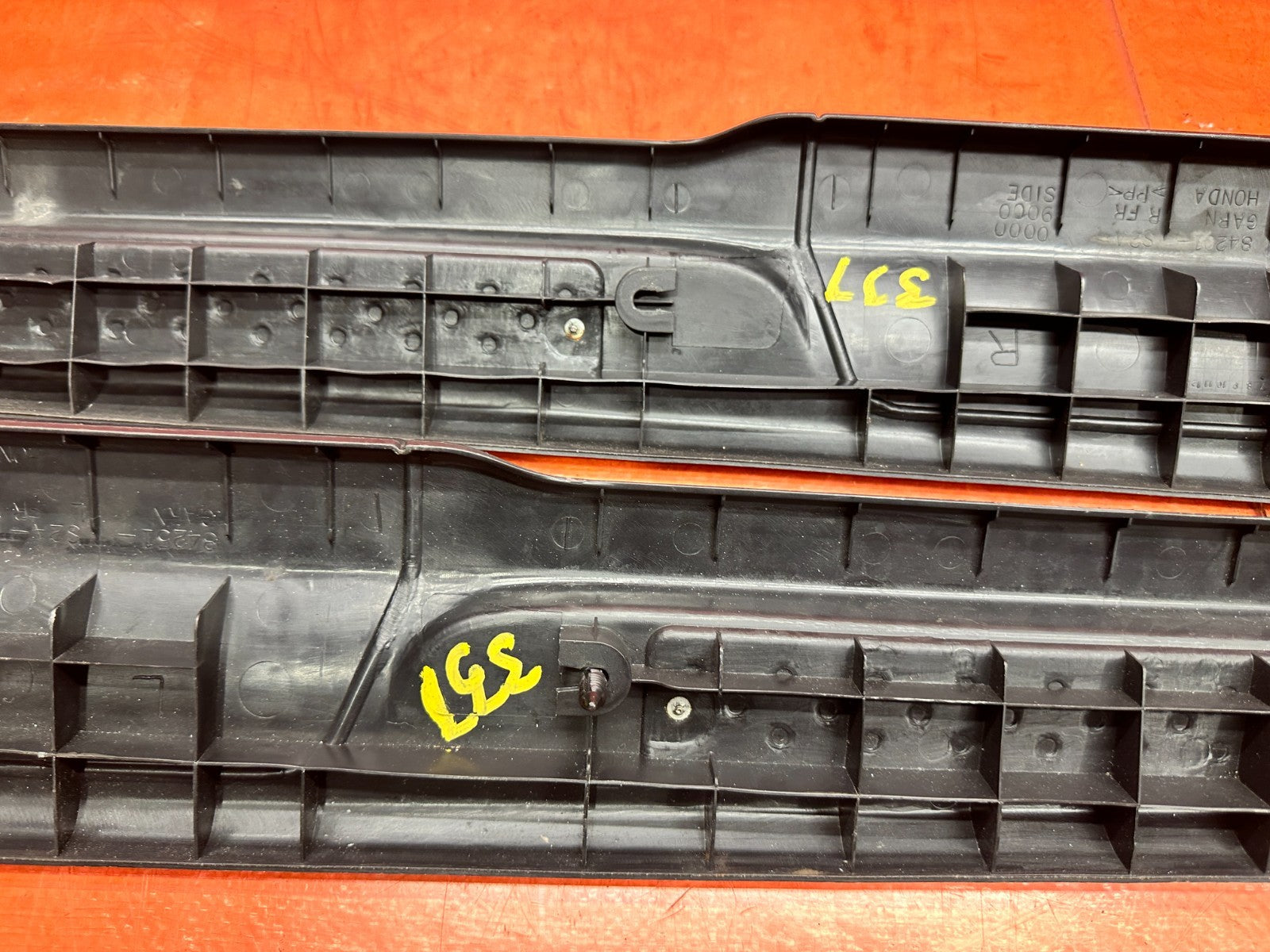 00-09 HONDA S2000 AP1 AP2 FLOOR PILLAR LOWER TRIM COVERS PAIR OEM #337-110