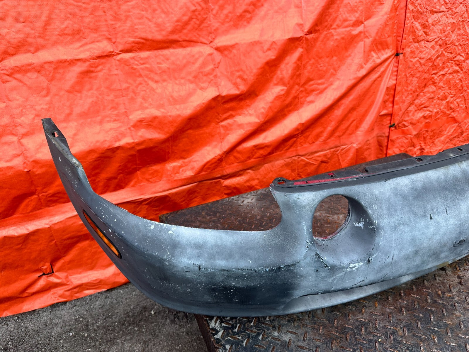 93 95 HONDA DEL SOL   FRONT BUMPER COVER   PRIMER COLOR   OEM #27210