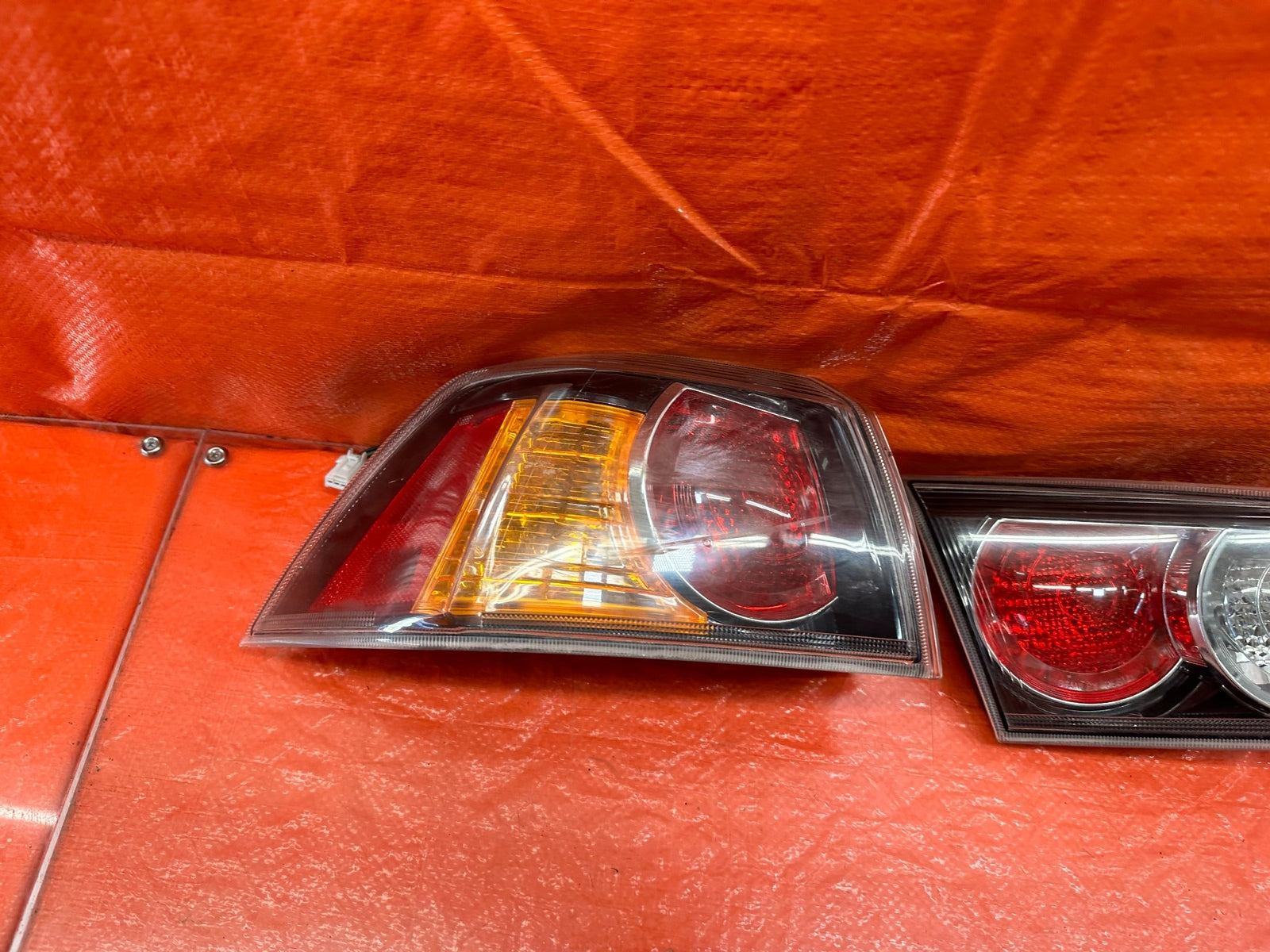 08 15 LANCER EVOLUTION X EVO 10   LEFT RIGHT INNER OUTER TAIL LIGHTS LAMPS #21412