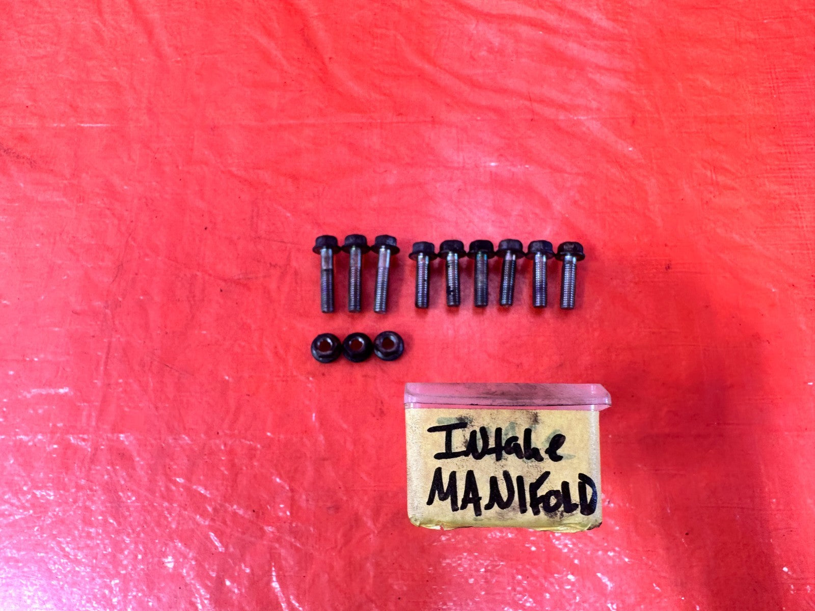 04 08 ACURA TSX   K24A2   INNER & OUTER INTAKE MANIFOLD BOLTS HARDWARE OEM #3040