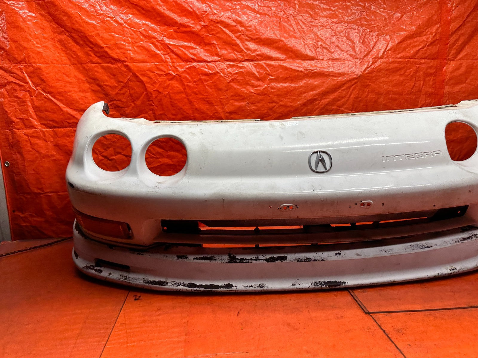 94-01 ACURA INTEGRA FRONT BUMPER COVER ASSEMBLY WITH MUGEN LIP OEM #34012