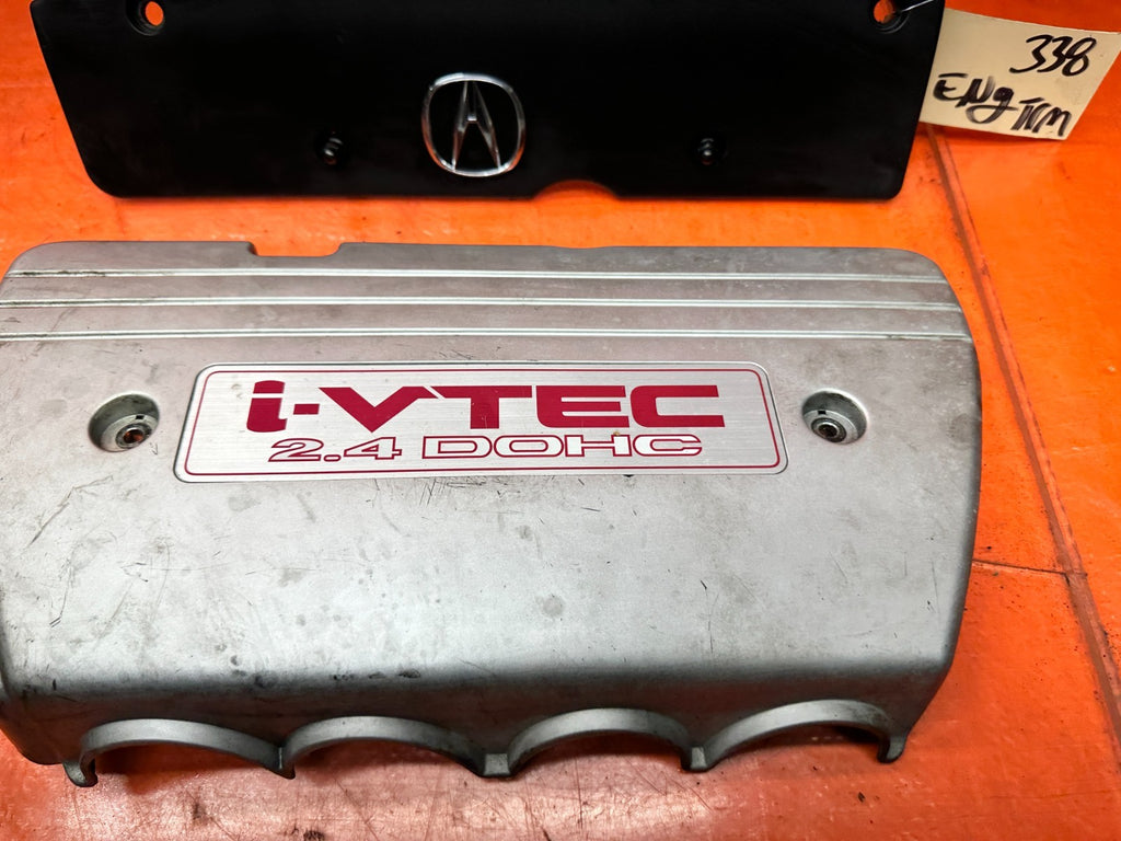 04-05 ACURA TSX 2.4L K24A2 INTAKE MANIFOLD COIL PACK COVER TRIM OEM #3387