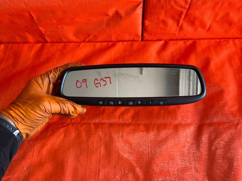08 13 INFINITI G37 SPORT 2D COUPE   INTERIOR REAR VIEW MIRROR   OEM OE FACTORY0