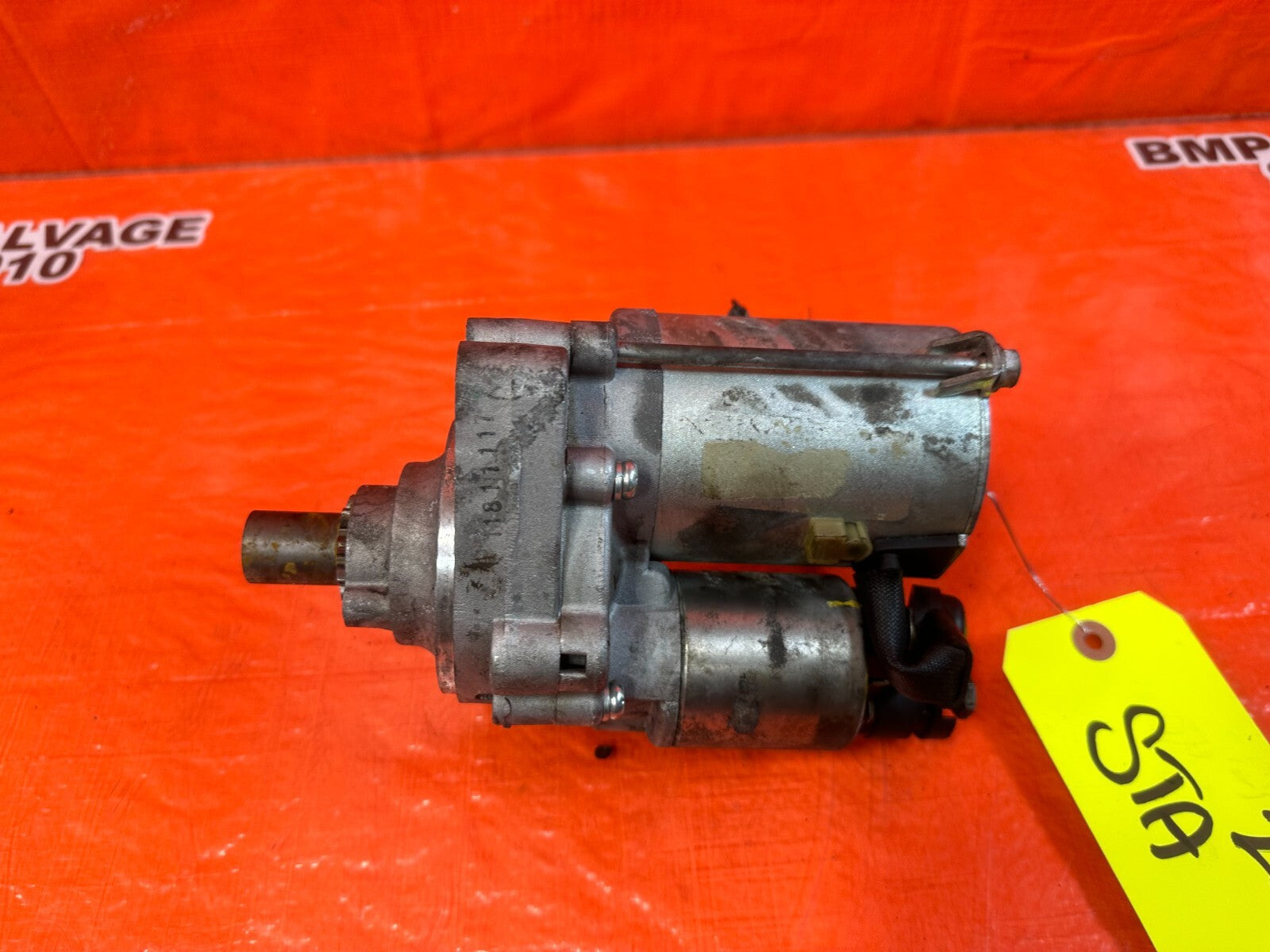 97 01 HONDA PRELUDE   H22A4   AUTOMATIC TRANSMISSION   STARTER MOTOR OEM #2526