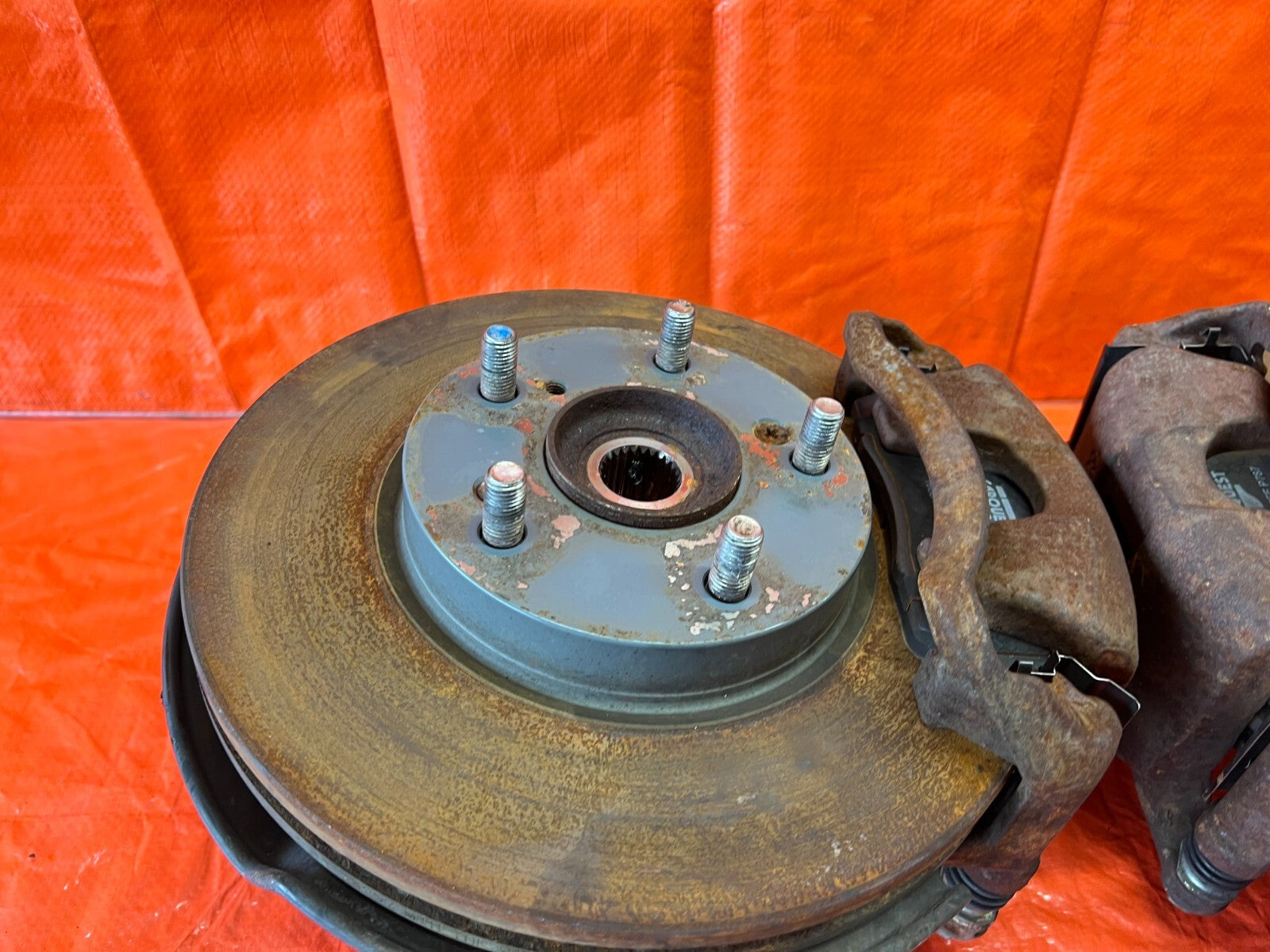 06 11 HONDA CIVIC   CSX FRONT SPINDLE CONVERSION   32MM HUBS W/ SI CALIPERS OEM6