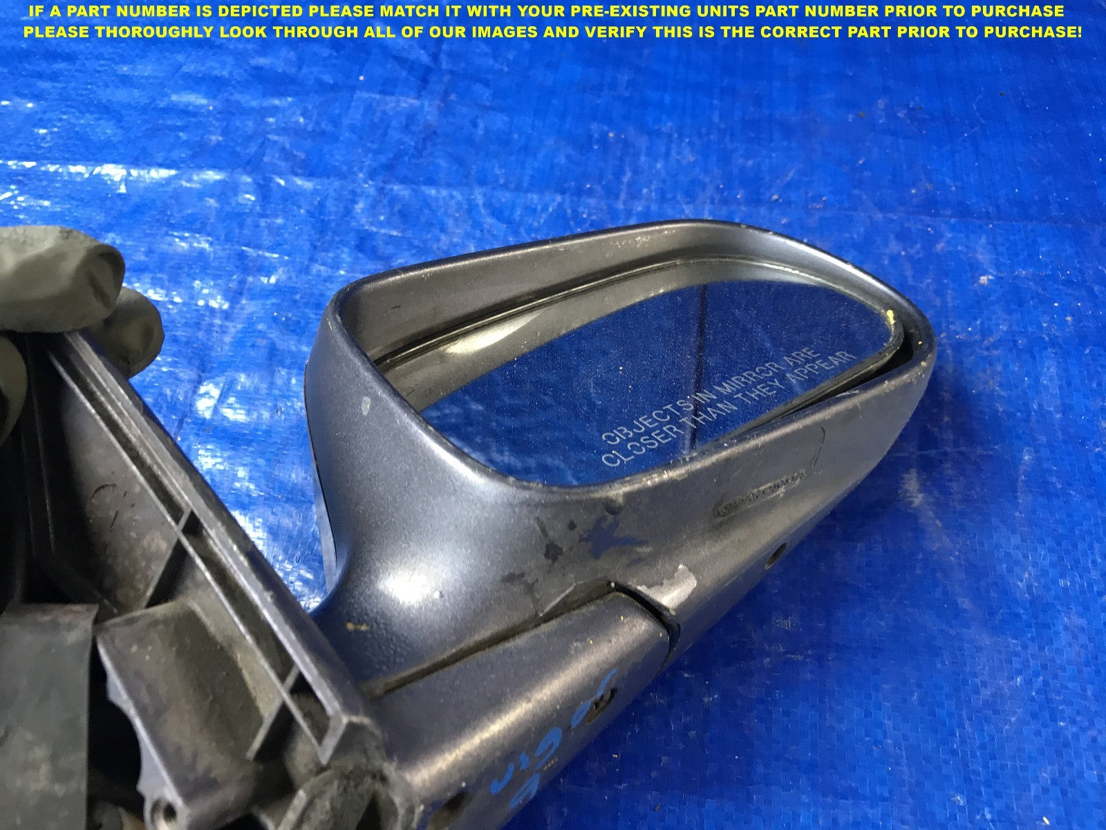 OEM 1992 1993 1994 ACURA VIGOR PASSENGER RIGHT SIDE VIEW MIRROR E6019050   6