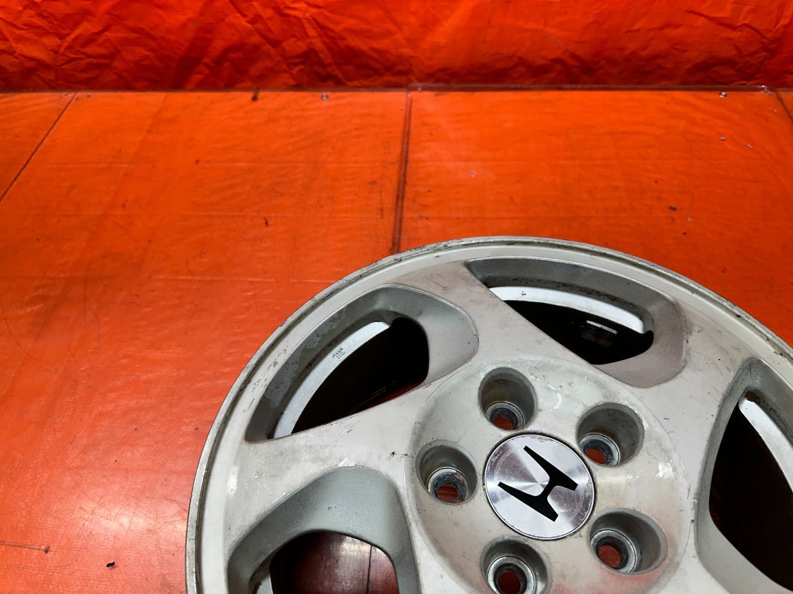 97-01 HONDA PRELUDE 2D 2.2L H22A4 SINGLE OEM ALLOY WHEEL RIM 16X6.5" OEM #LUDE8