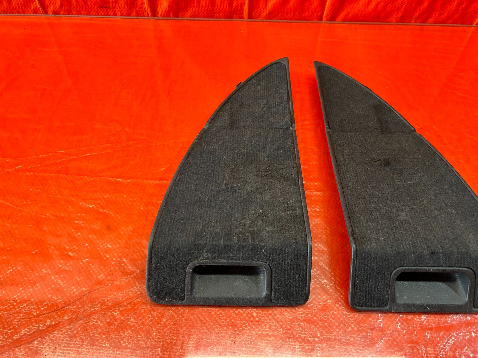 90 91 HONDA CRX REAR QUARTER PANEL TRIM STORAGE COMPARTEMNT COVER LEFT RIGHT 1578