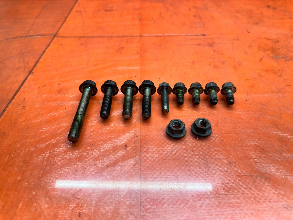 04-05 ACURA TSX 2.4L K24A2 FRONT ENGINE MOTOR MOUNT BOLTS HARDWARE OEM #3385