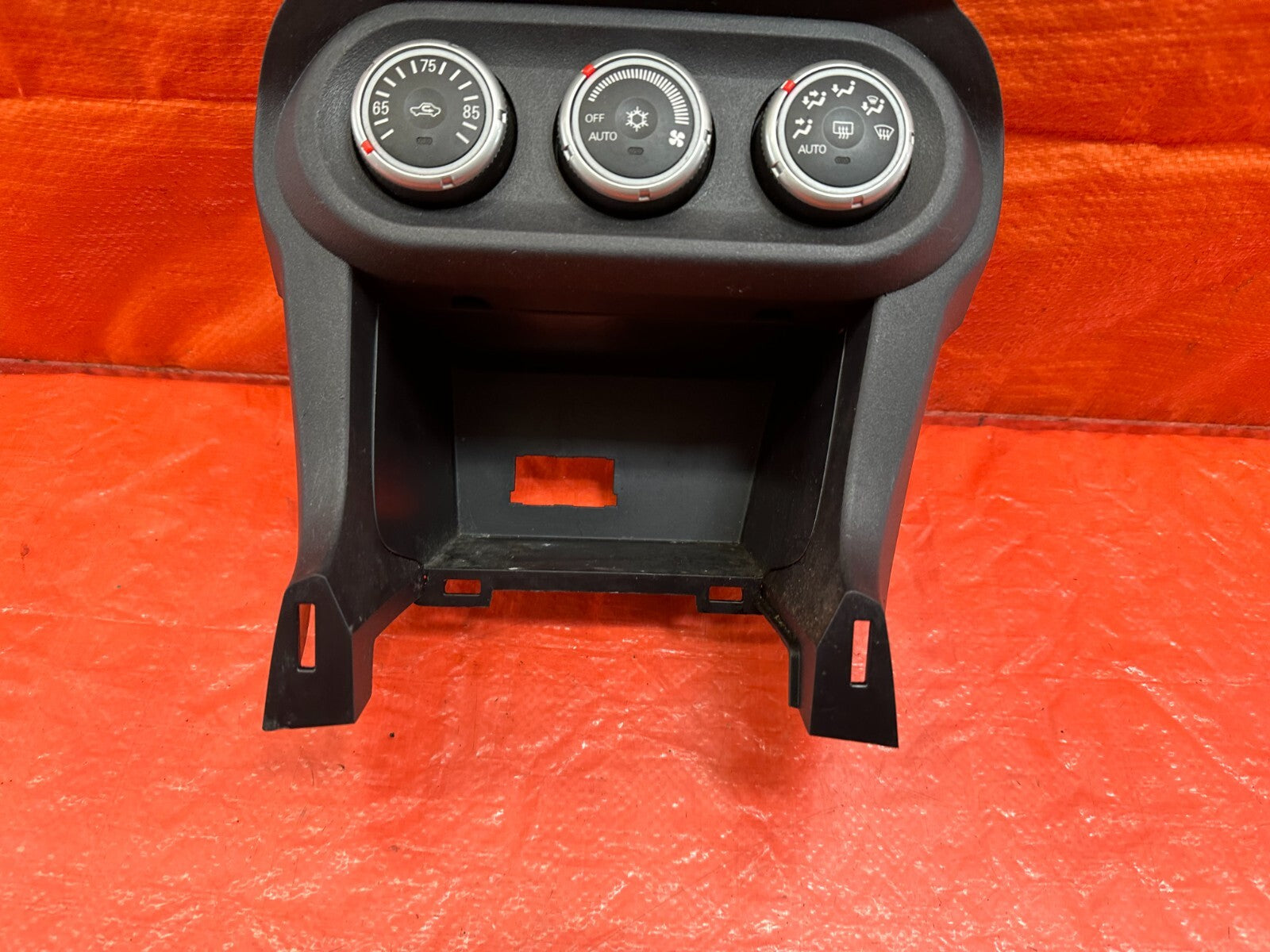 08 12 LANCER EVOLUTION X EVO 10 AC HEATER CLIMATE CONTROL SWITCH W/ TRIM OEM 2172