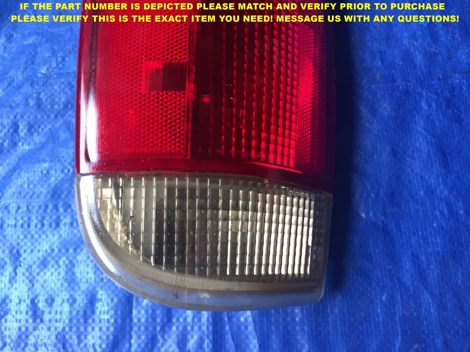OEM 95 96 97 98 99 00 01 02 03 04 CHEVROLET BLAZER DRIVER LEFT TAIL LIGHT 3B1