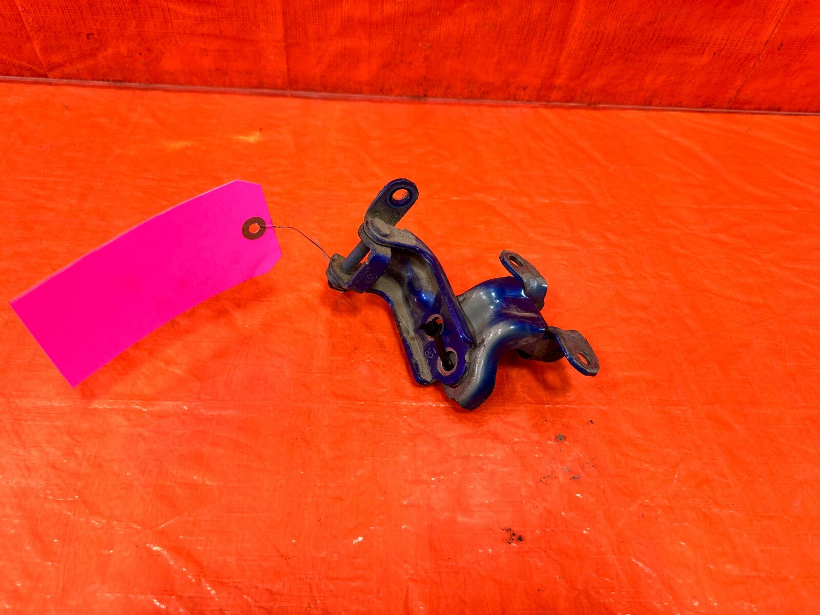 08 14 SUBARU WRX PASSENGER RIGHT REAR DOOR HINGE SET UPPER LOWER OEM #2832