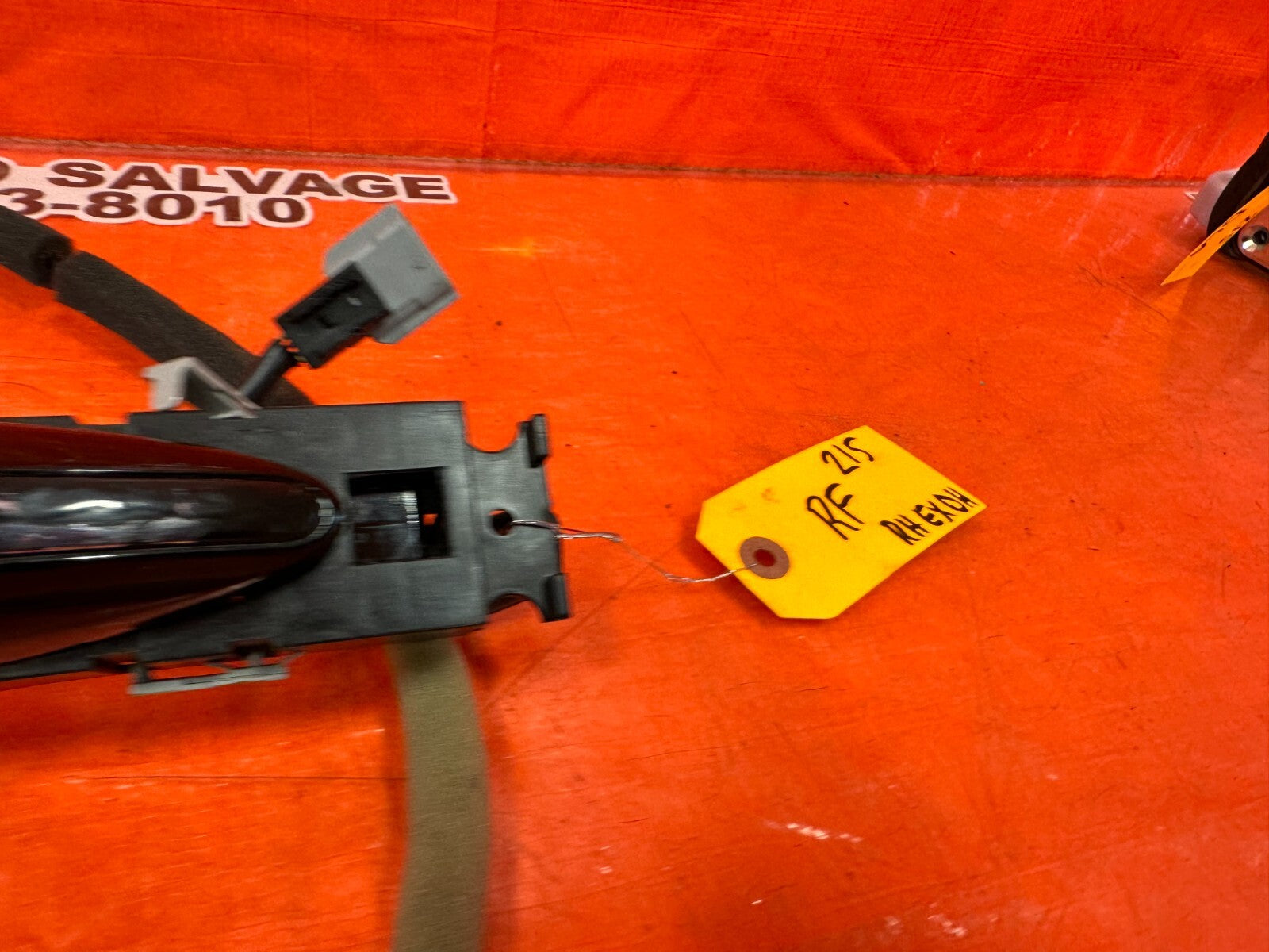14 21 INFINITI Q50   PASSENGER RIGHT FRONT EXTERIOR DOOR HANDLE BLACK OEM #2155
