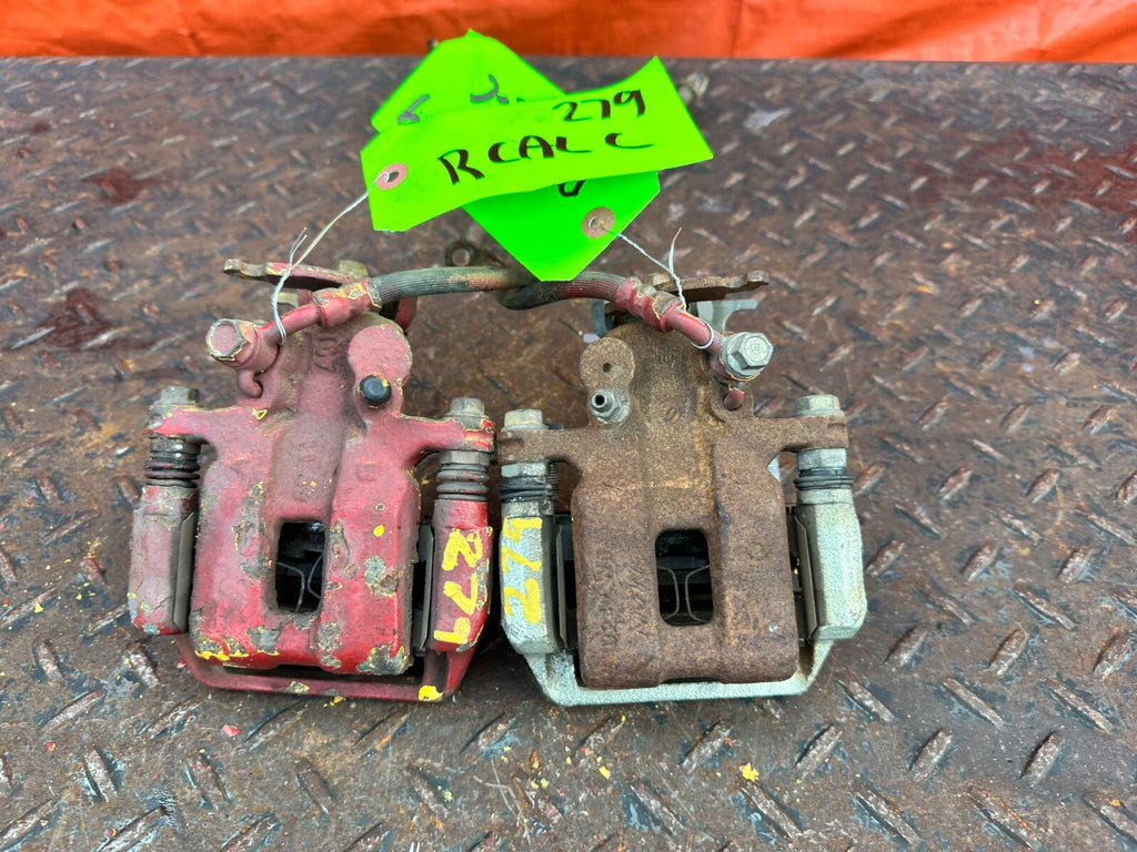 09 14 ACURA TSX   REAR BRAKE CALIPERS   LEFT RIGHT CALIPER SET   OEM FACTORY 2792
