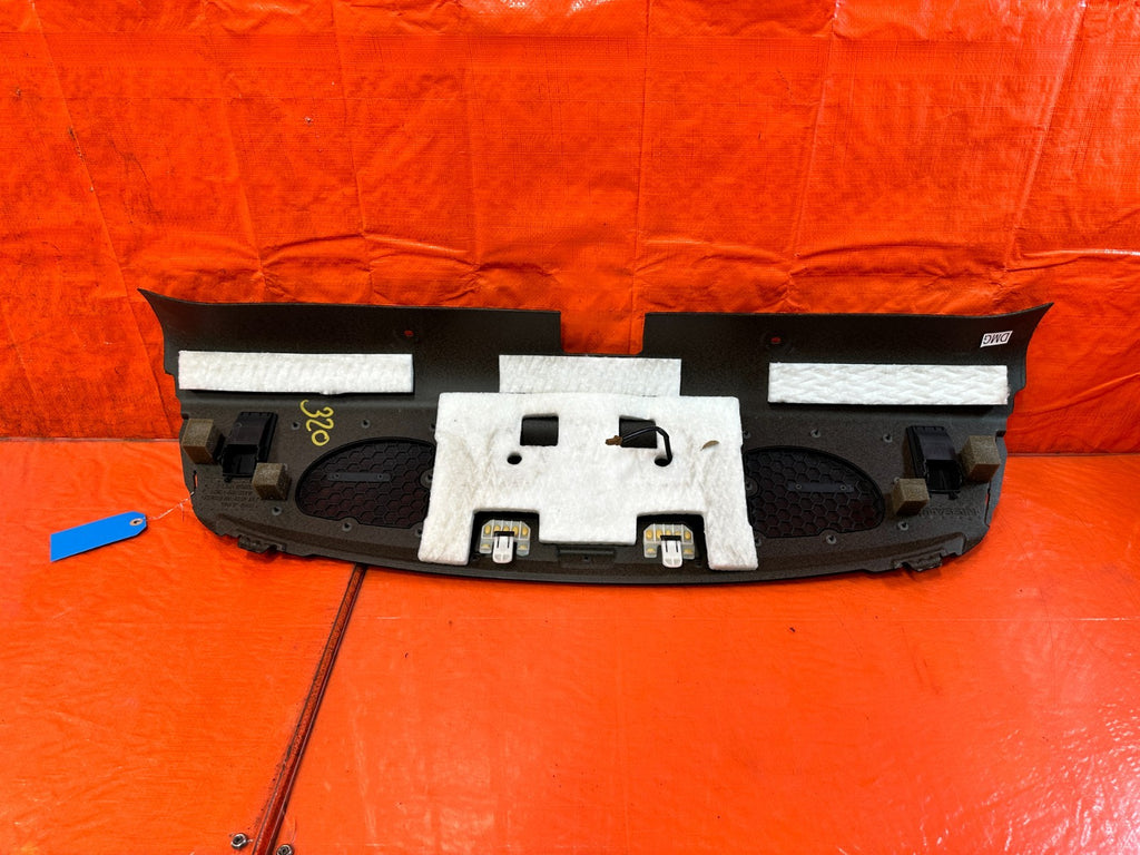 08 15 INFINITI G37 & Q60   2D COUPE   REAR UPPER TRUNK TRIM / SPEAKER COVER TRAY11