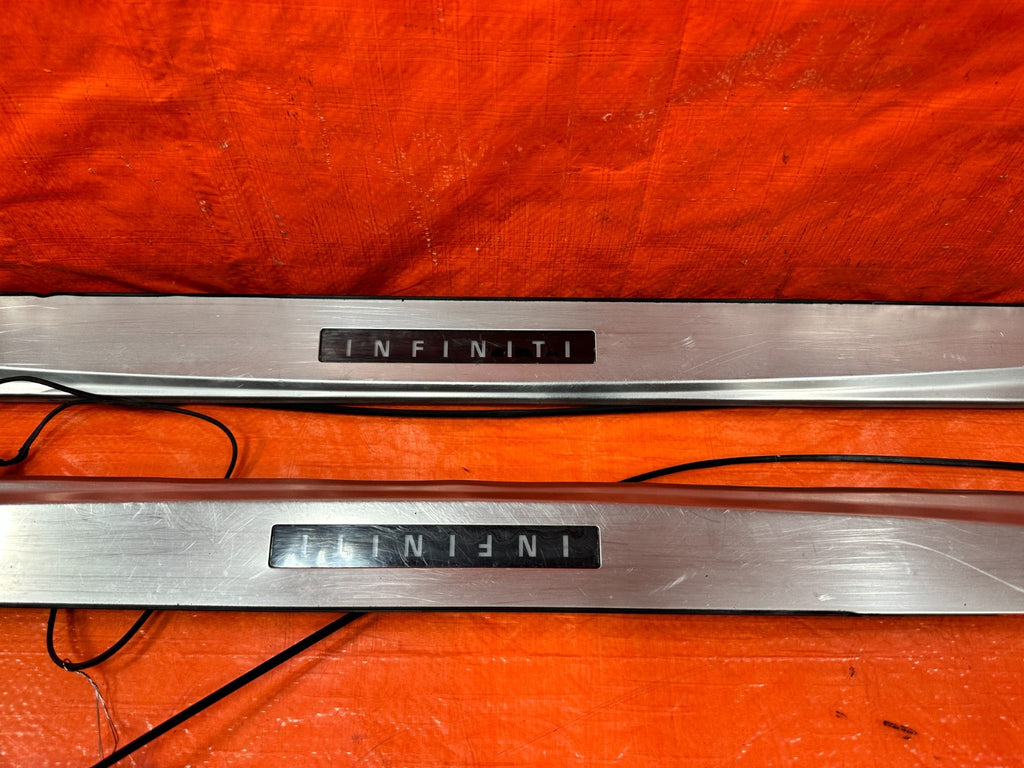 08 15 INFINITI G37 Q60 COUPE   ILLUMINATING FLOOR PILLARS W/ PLUG N PLAY HARNESS7