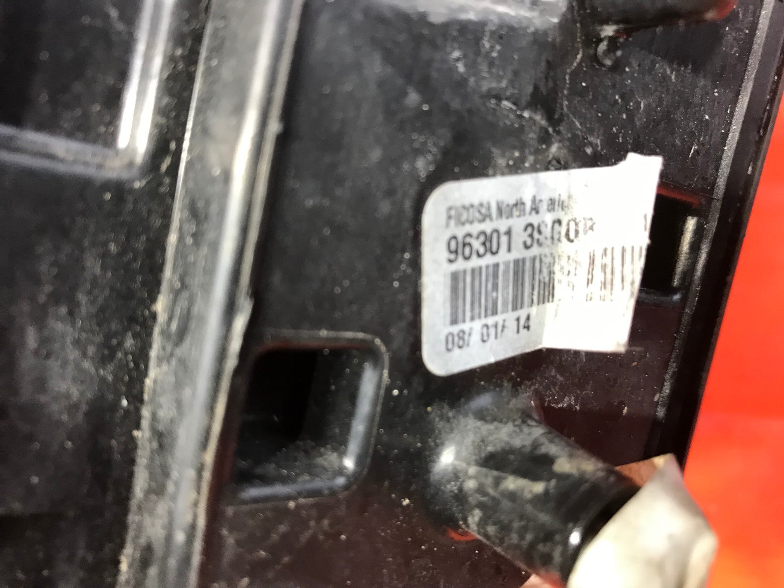 OEM 2014 14 NISSAN SENTRA PASSENGER RIGHT SIDE VIEW MIRROR   BLACK   96301 3SG0B9