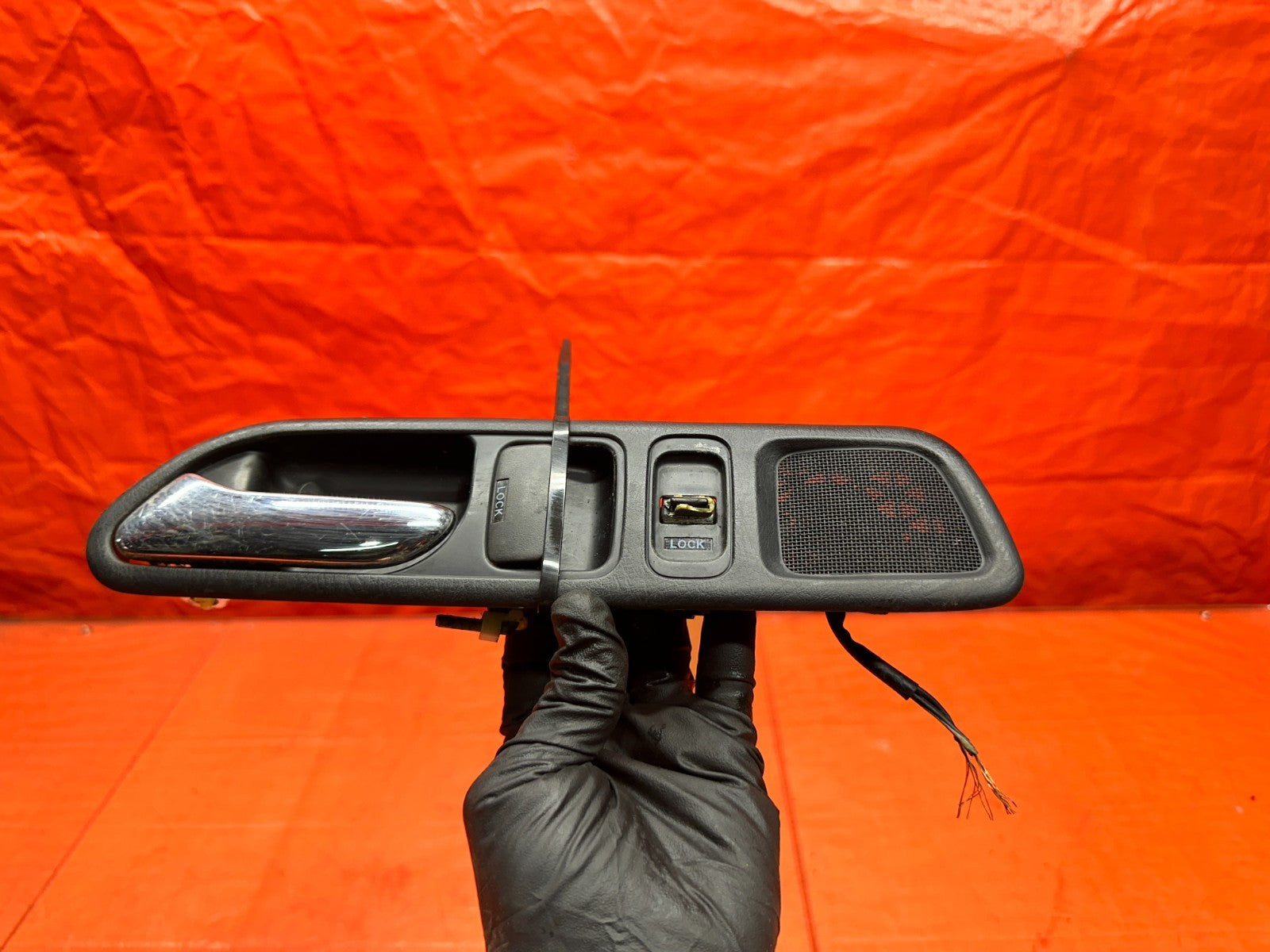 97 01 HONDA PRELUDE 2.2L DRIVER LEFT INSIDE INTERIOR DOOR HANDLE OEM #33613