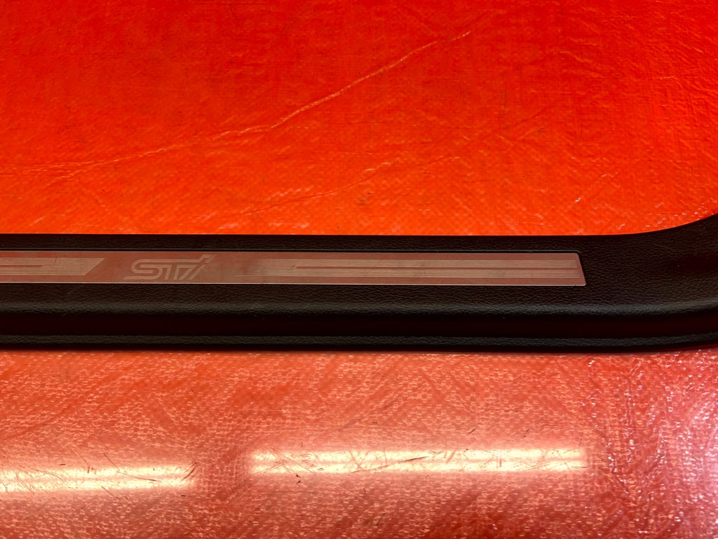 15 20 SUBARU WRX STI   FLOOR PILLAR SCUFF PLATE   RIGHT FRONT SIDE   OEM #1705