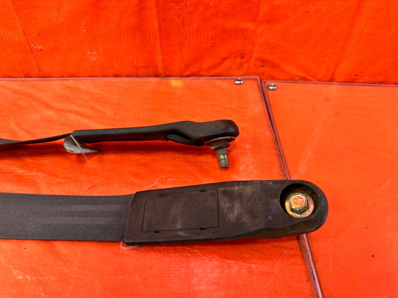 93 95 HONDA DEL SOL   FRONT SEAT BELT SET   LEFT & RIGHT SEAT BELTS   OEM #2955