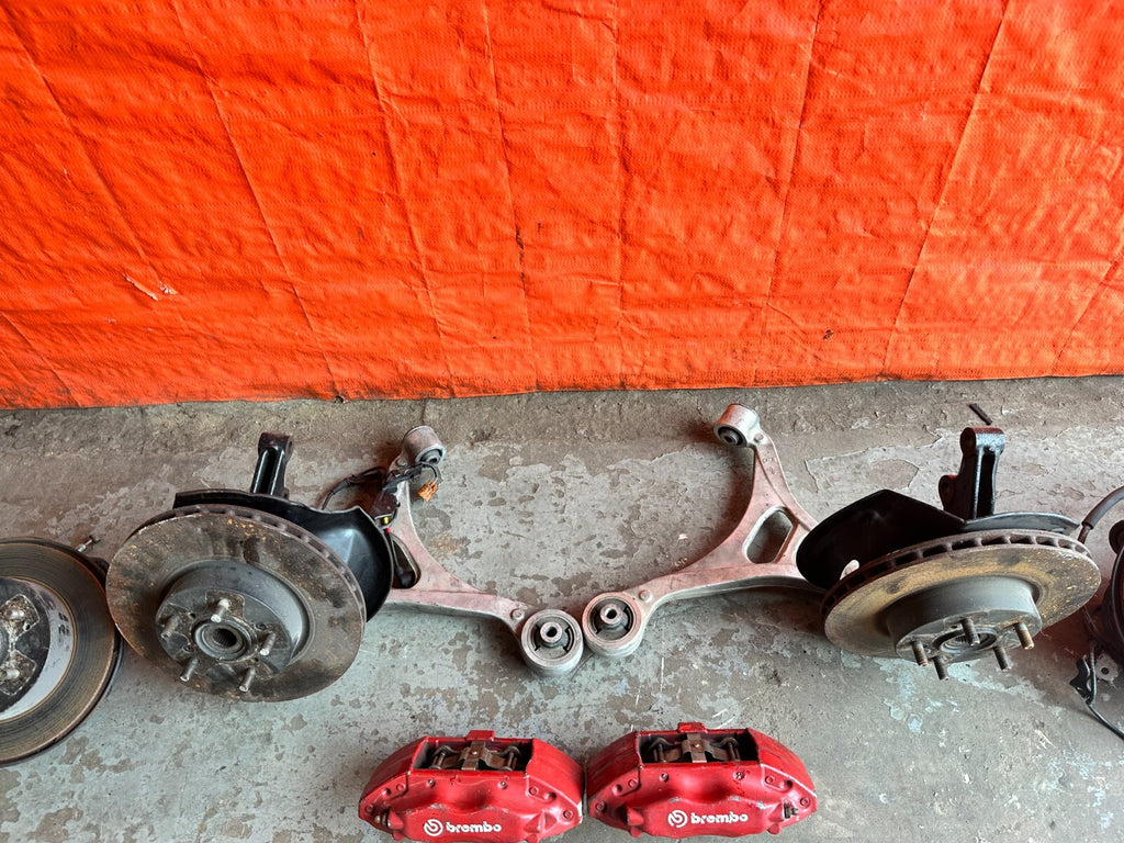 RSX HONDA INTEGRA DC5 TYPE R BREMBO SUSPENSION W/ ALUMINUM ARMS SPINDLES HUBS8