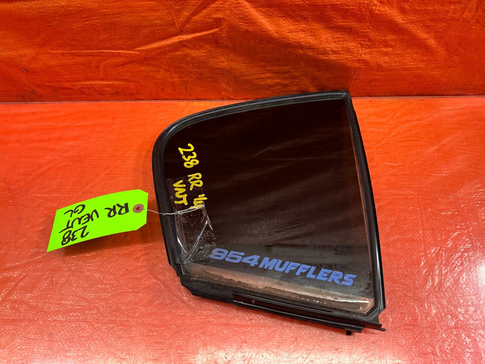 09 13 INFINITI G37 SEDAN PASSENGER RIGHT REAR DOOR VENT GLASS WINDOW OEM #2380