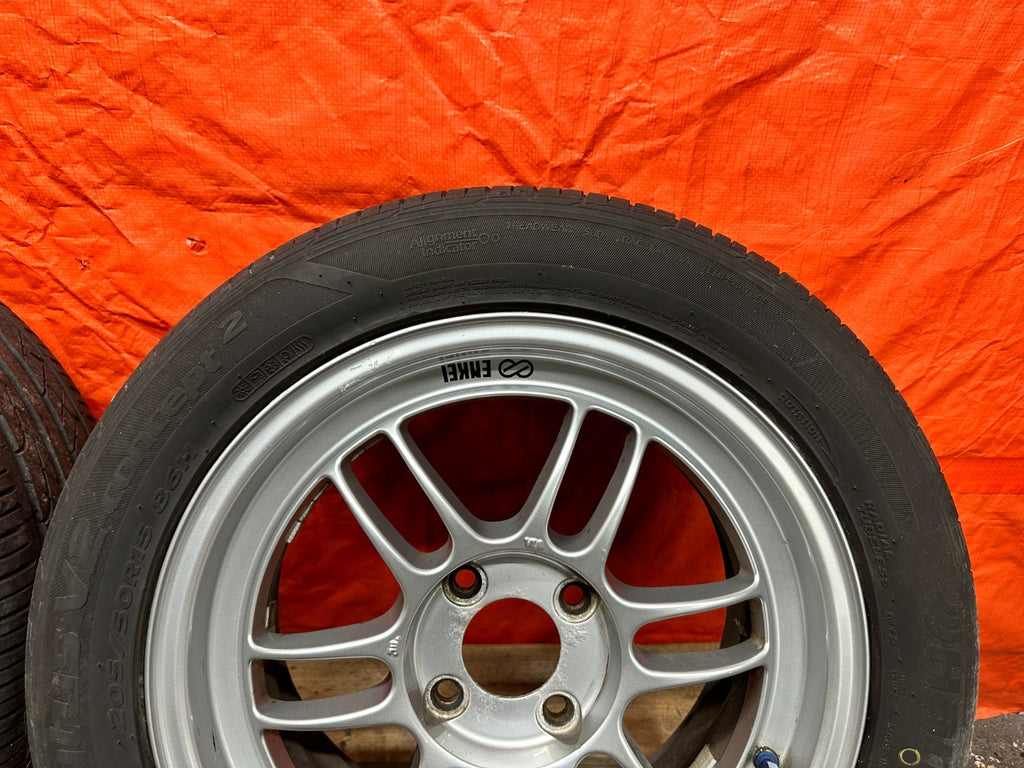 ENKEI RPF1 15x7 +41 4x100 WHEELS RIMS SET HONDA CIVIC INTEGRA MIATA CIVIC DEL SO3