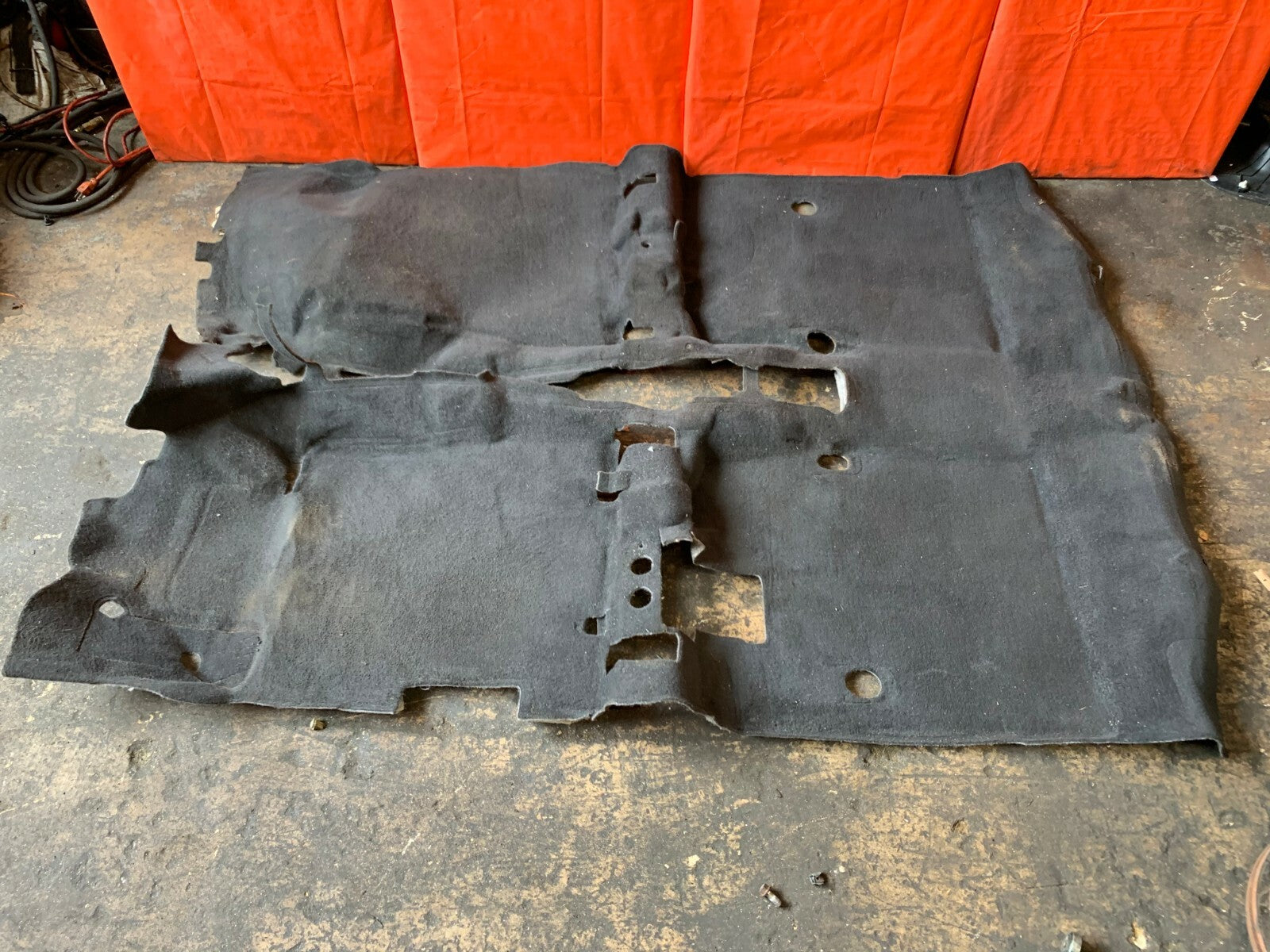 OEM 2008 HONDA CIVIC SI SEDAN   FA5 COMPLETE CARPET RUG ASSEMBLY   BLACK COLOR0