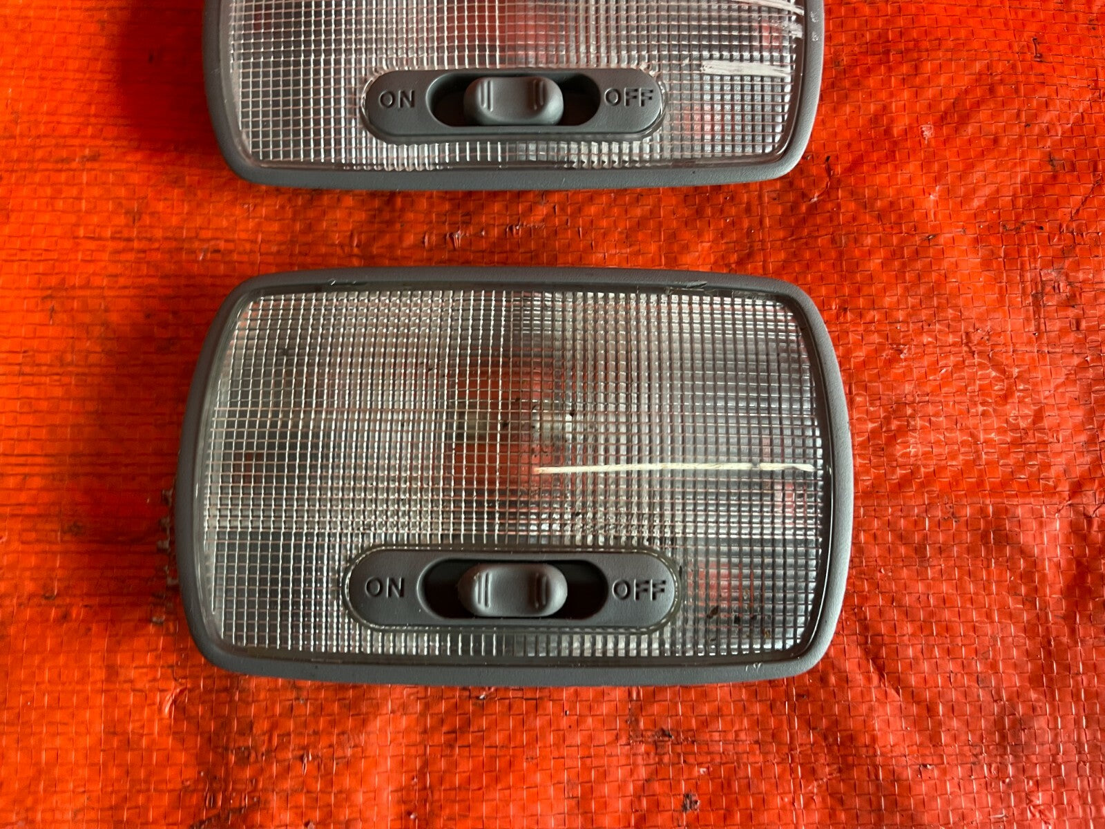 02 06 HONDA CR V CRV   MIDDLE AND REAR   DOME MAP READING LIGHT LAMP SET   OEM 3