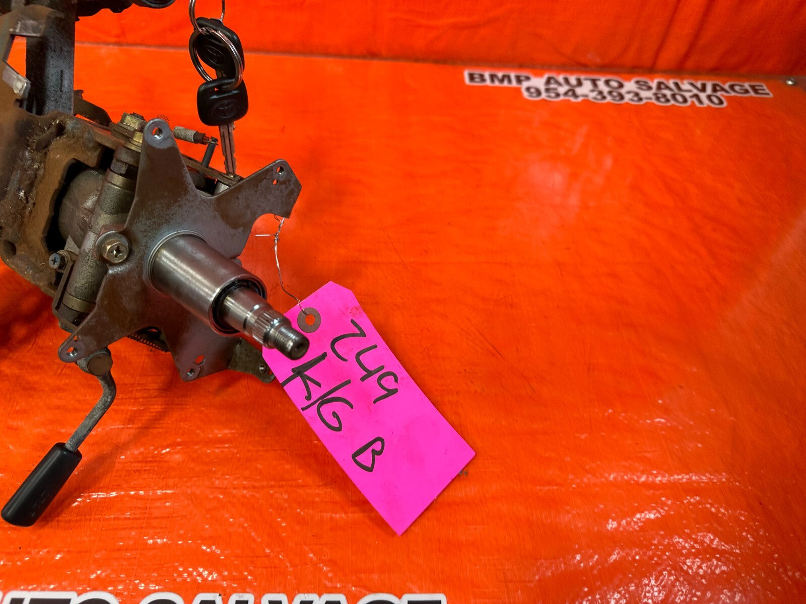 95 97 TOYOTA TACOMA   MANUAL MODEL ONLY   KEY AND IGNITION SWITCH   OEM #2494